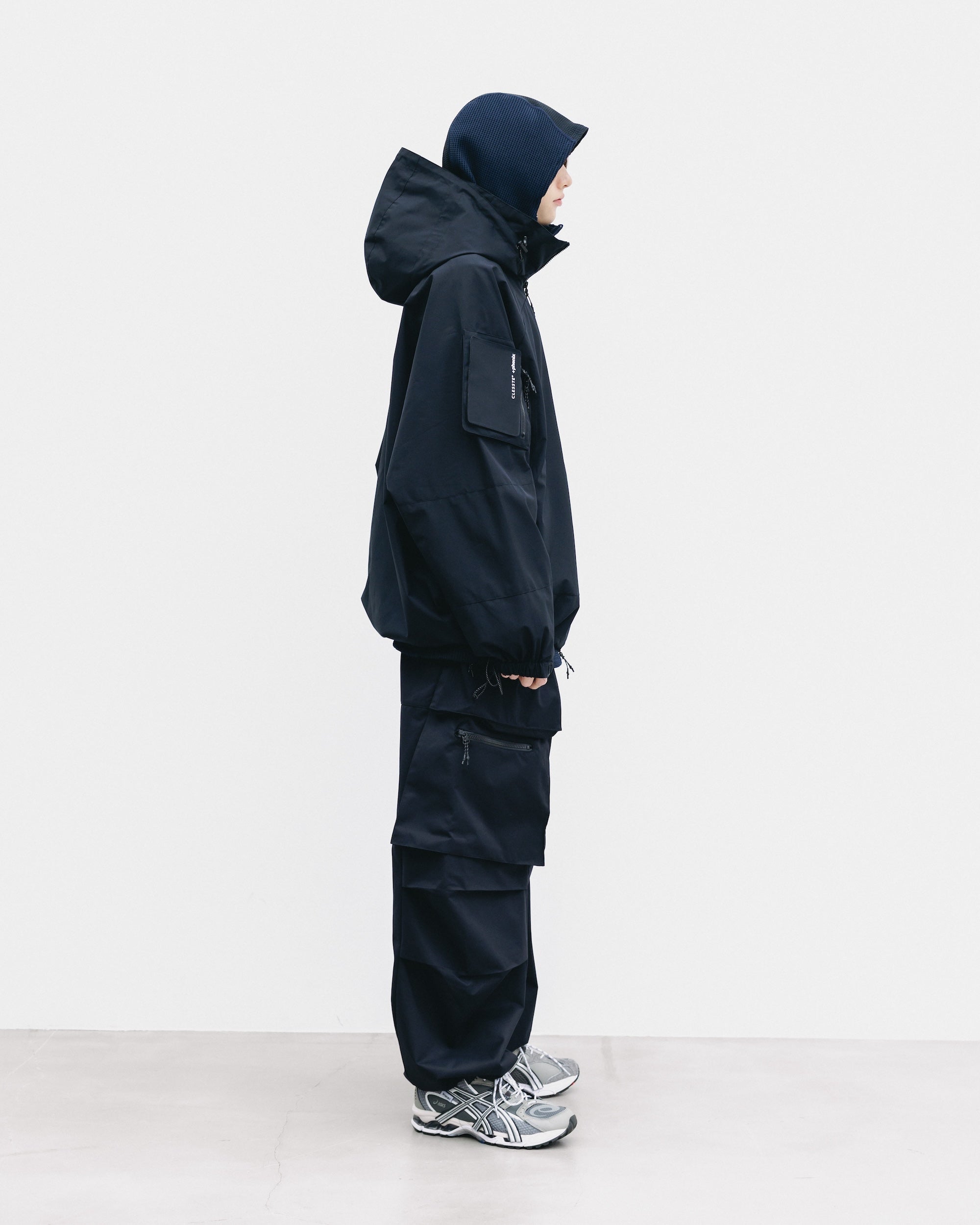 +phenix WINDSTOPPER® by GORE-TEX LABS TWILL CITY MILITARY CURVE PANTS (BLACK)