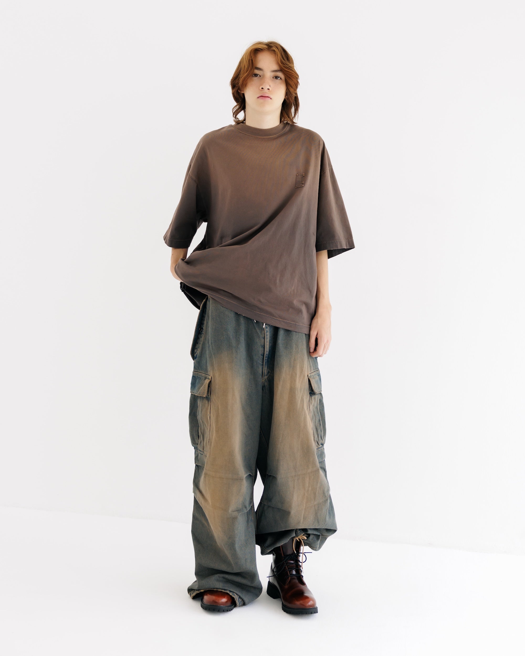 【9.13 SAT 20:00- IN STOCK】VINTAGE DYED SELVEDGE DENIM M-51 ARCTIC TROUSERS (VINTAGE BROWN)
