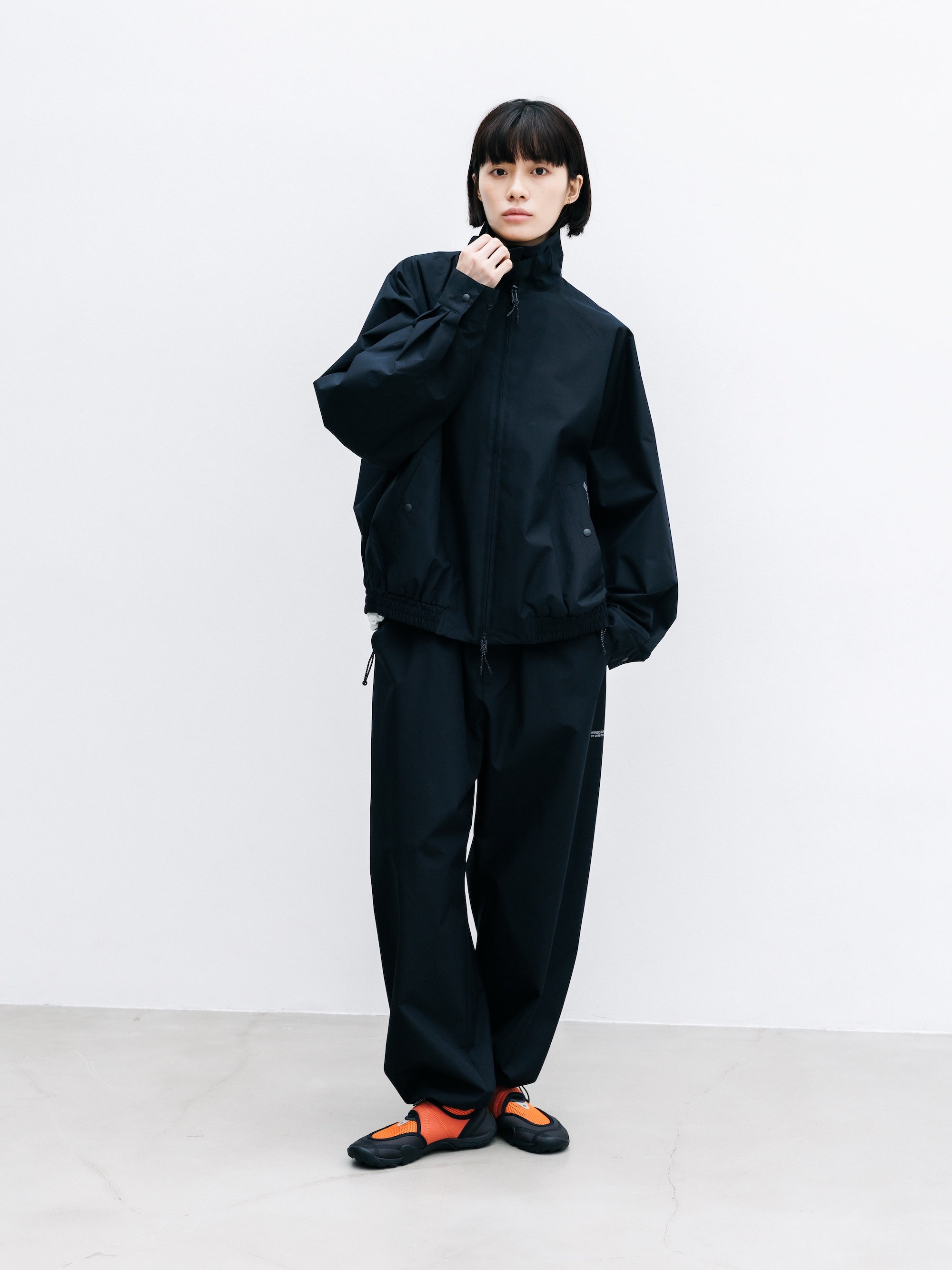 【8.8 SAT 20:00- IN STOCK】+phenix WINDSTOPPER® by GORE-TEX LABS CITY UNIFORM VENTILATION PANTS (BLACK×WHITE)