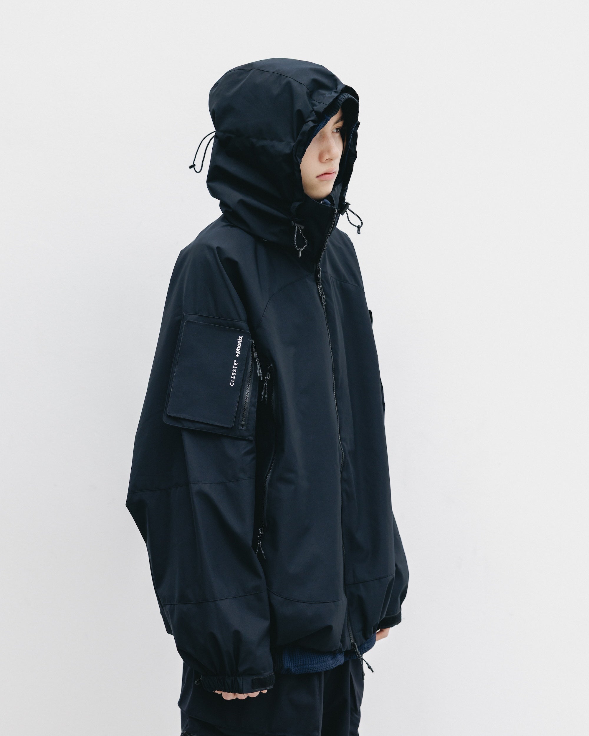 +phenix WINDSTOPPER® by GORE-TEX LABS CITY MILITARY JACKET (BLACK)