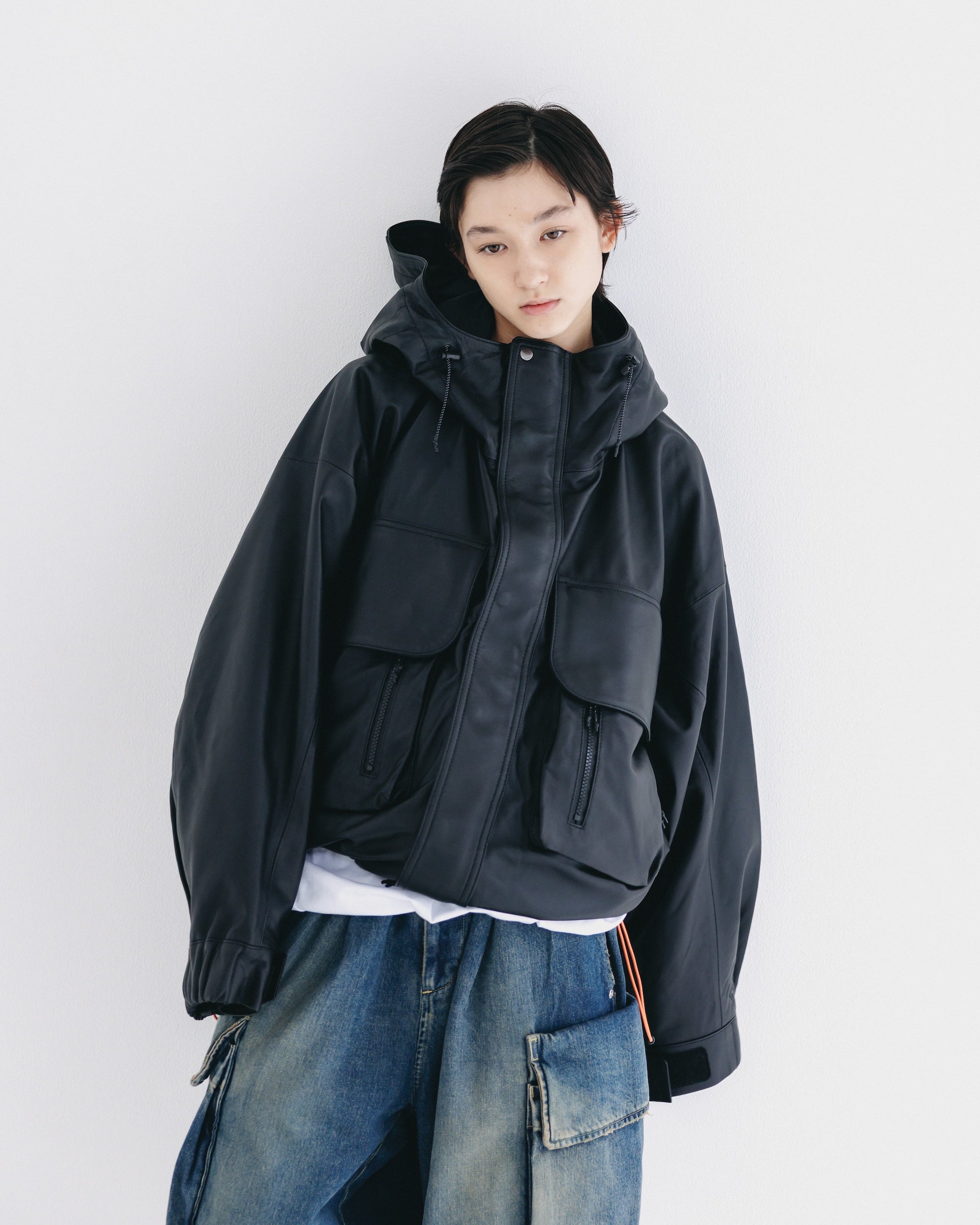 【10.4 SAT 20:00- IN STOCK】+phenix WINDSTOPPER® by GORE-TEX LABS LEATHER CITY WADING JACKET