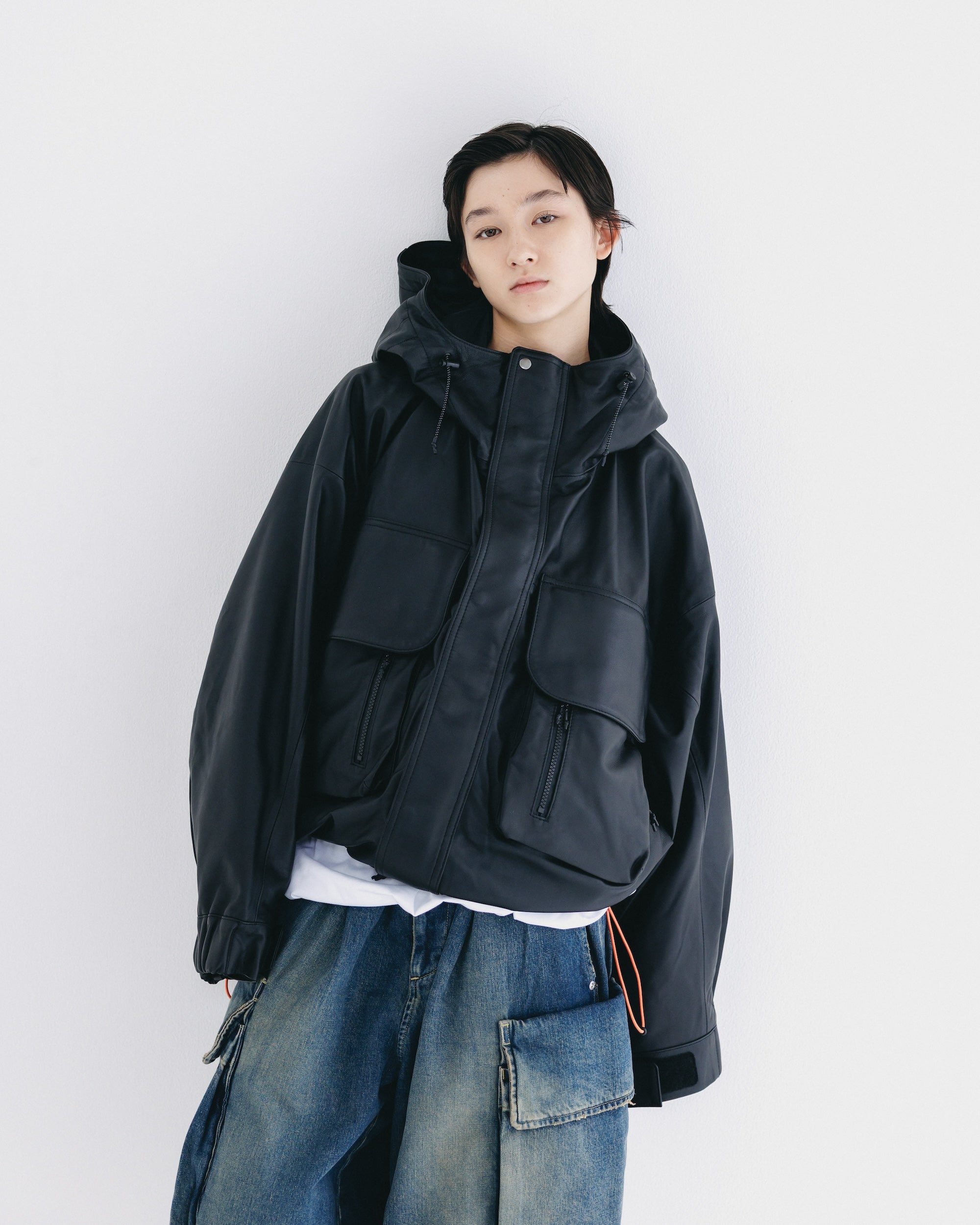 【10.4 SAT 20:00- IN STOCK】+phenix WINDSTOPPER® by GORE-TEX LABS LEATHER CITY WADING JACKET