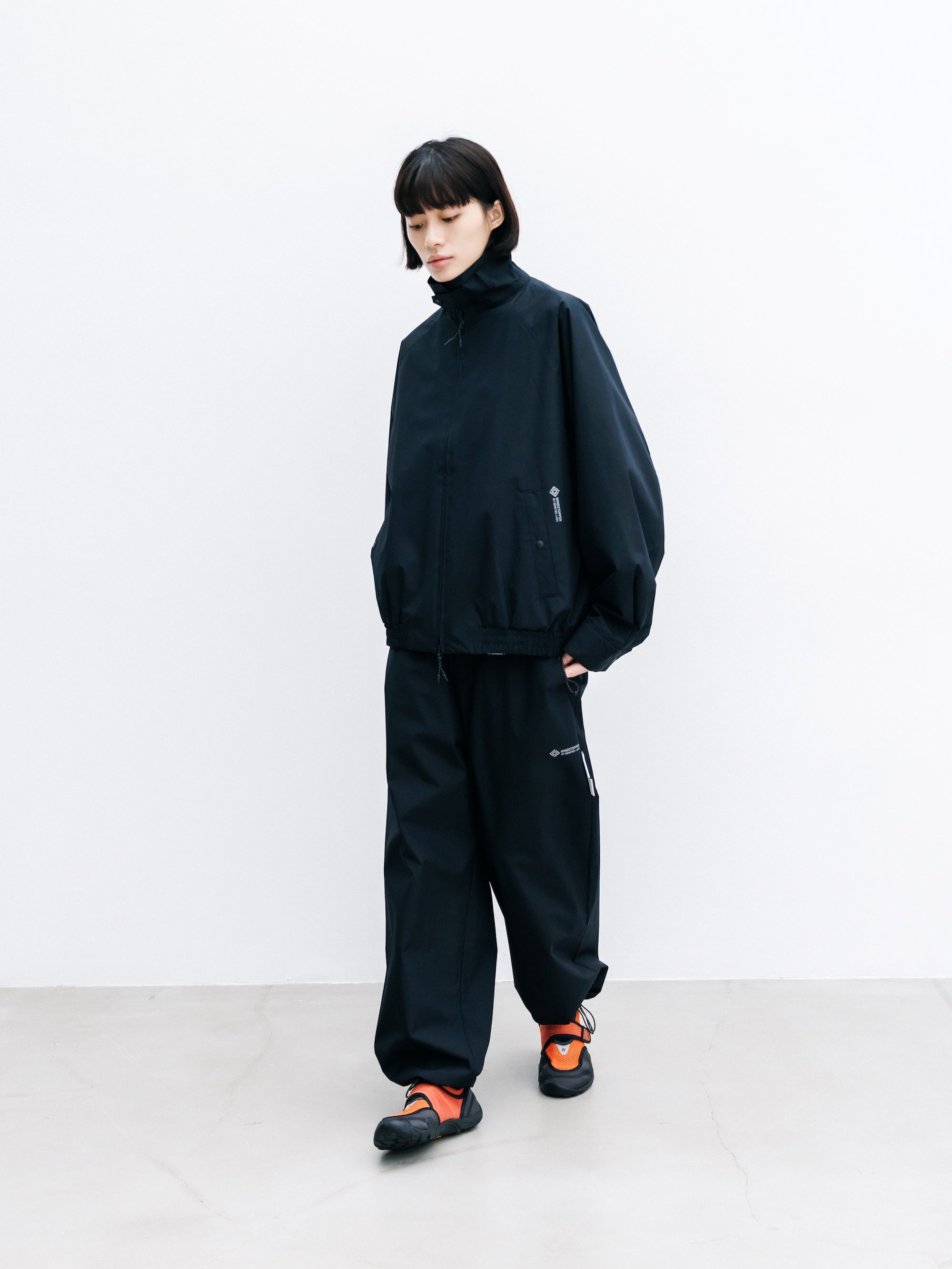 【8.8 SAT 20:00- IN STOCK】+phenix WINDSTOPPER® by GORE-TEX LABS CITY UNIFORM VENTILATION PANTS (BLACK×WHITE)
