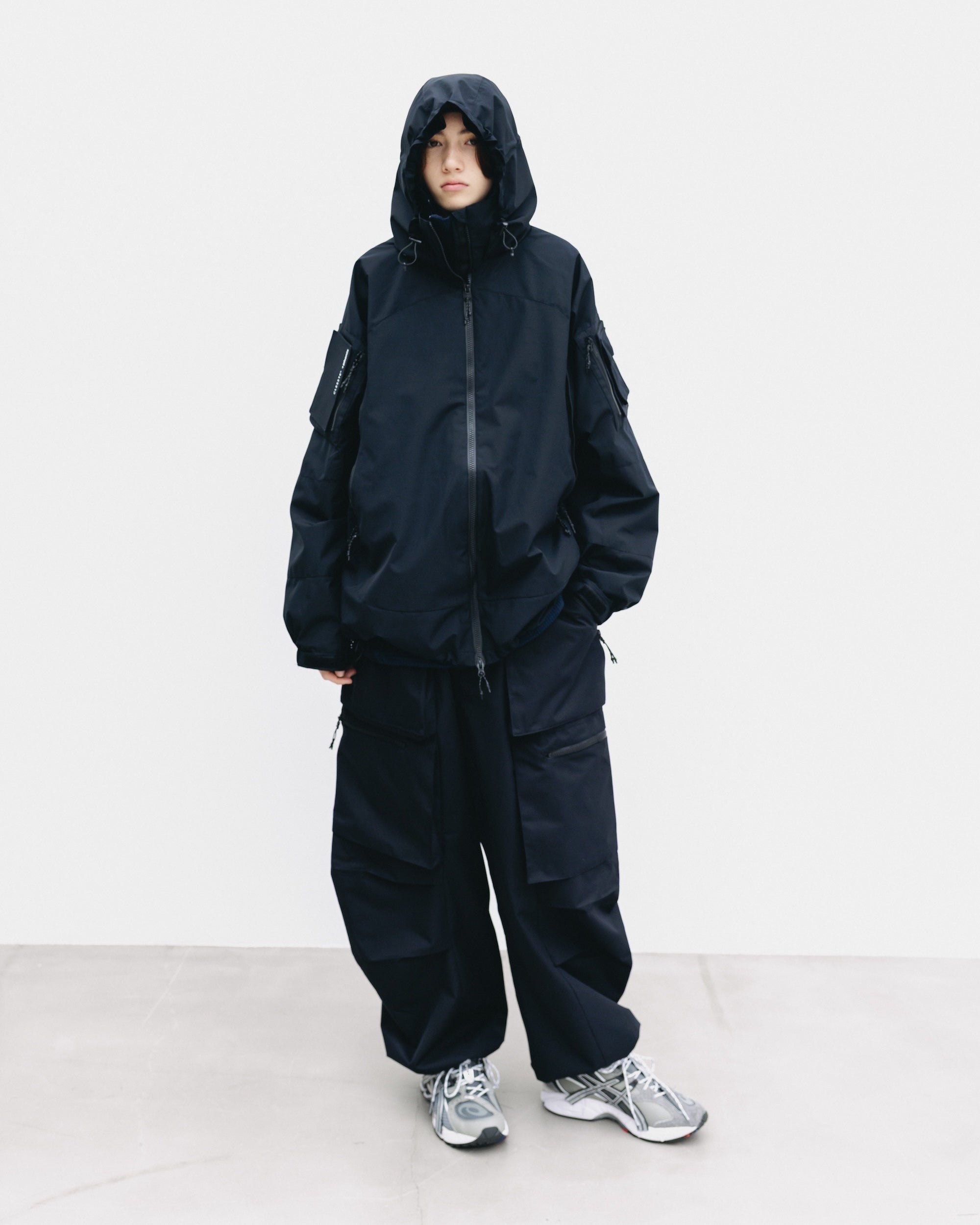 +phenix WINDSTOPPER® by GORE-TEX LABS TWILL CITY MILITARY CURVE PANTS (BLACK)