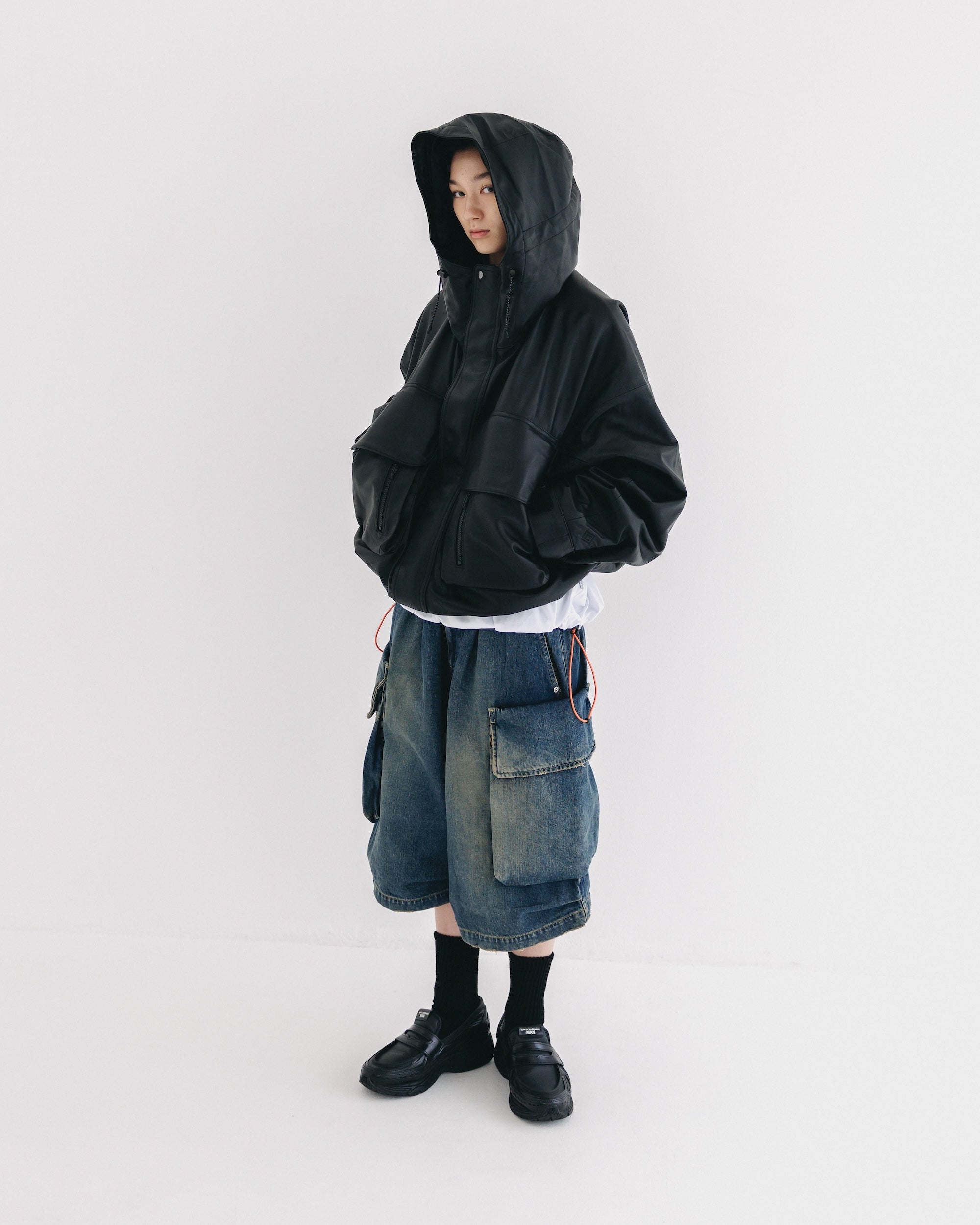 【10.4 SAT 20:00- IN STOCK】+phenix WINDSTOPPER® by GORE-TEX LABS LEATHER CITY WADING JACKET