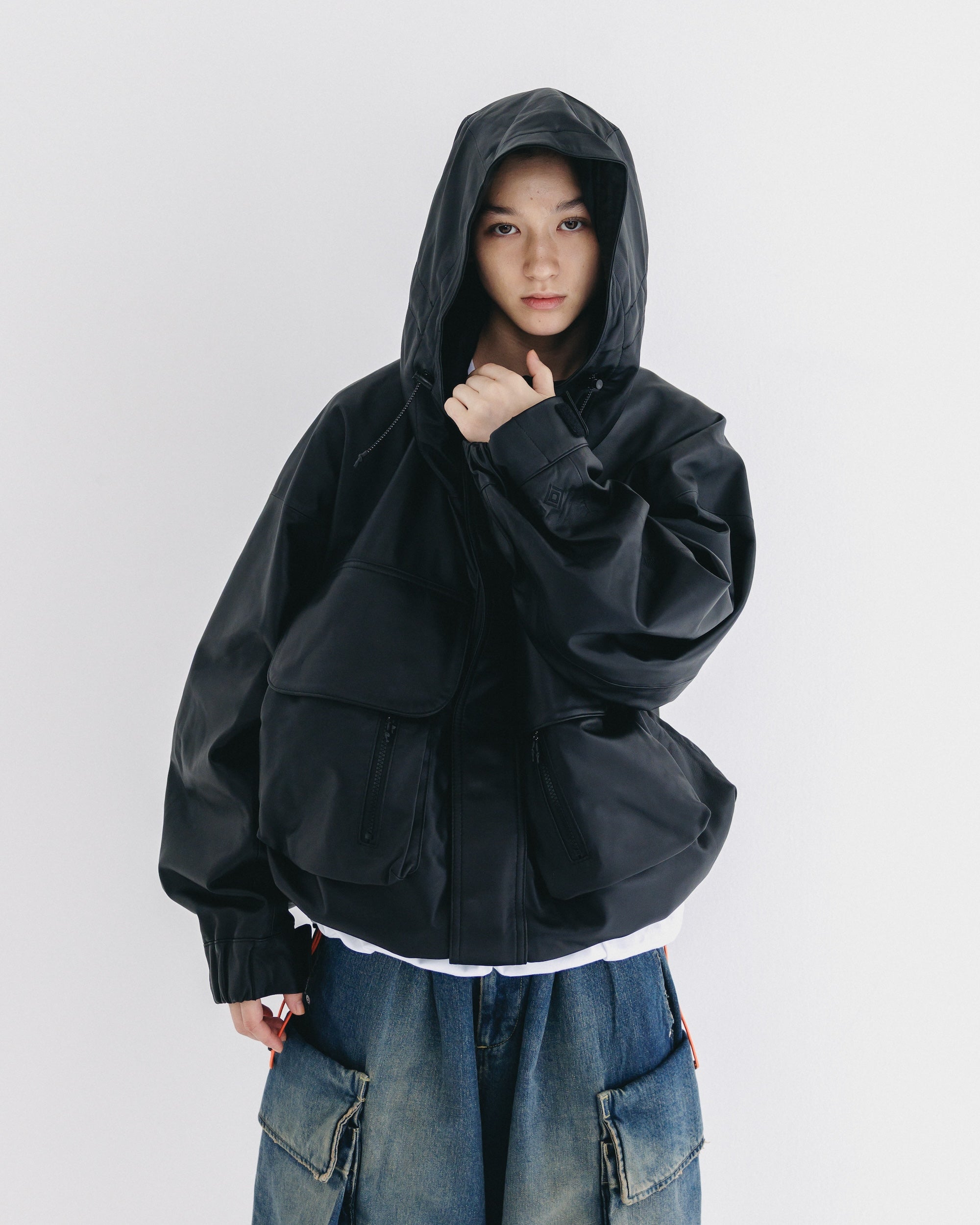 【10.4 SAT 20:00- IN STOCK】+phenix WINDSTOPPER® by GORE-TEX LABS LEATHER CITY WADING JACKET