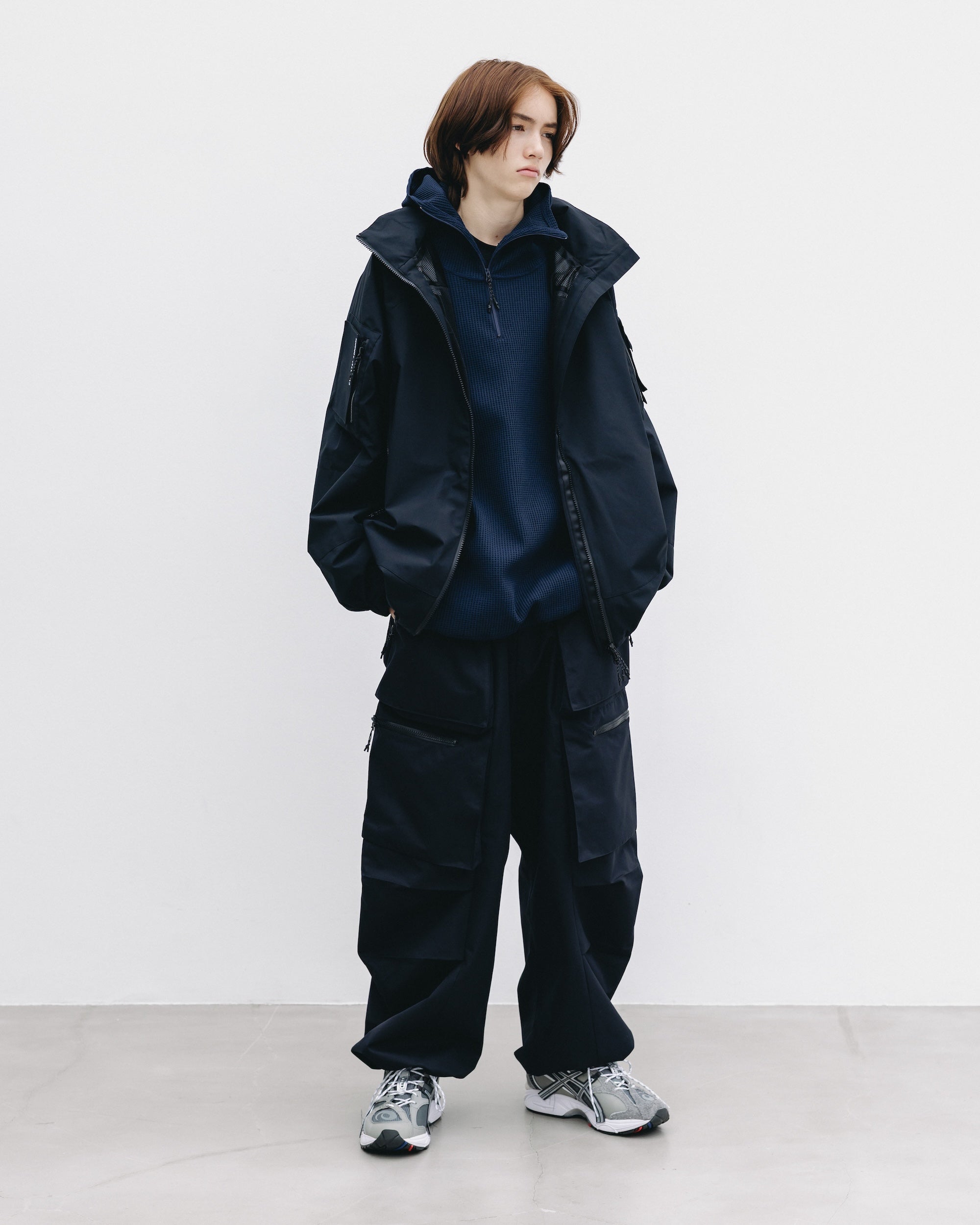 +phenix WINDSTOPPER® by GORE-TEX LABS TWILL CITY MILITARY CURVE PANTS (BLACK)