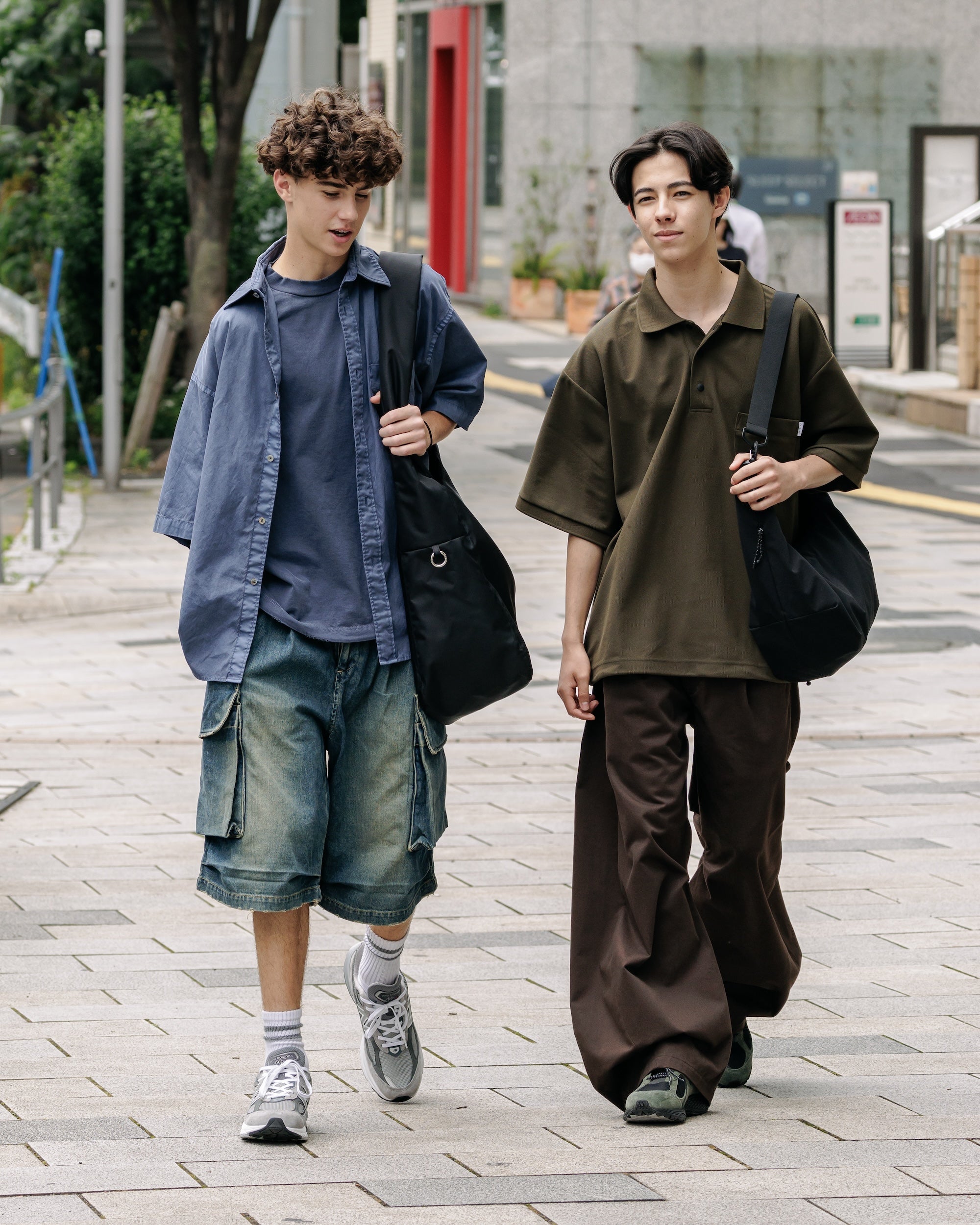 【6.11 WED 20:00- IN STOCK】BARREL LEG EASY PANTS (BROWN)