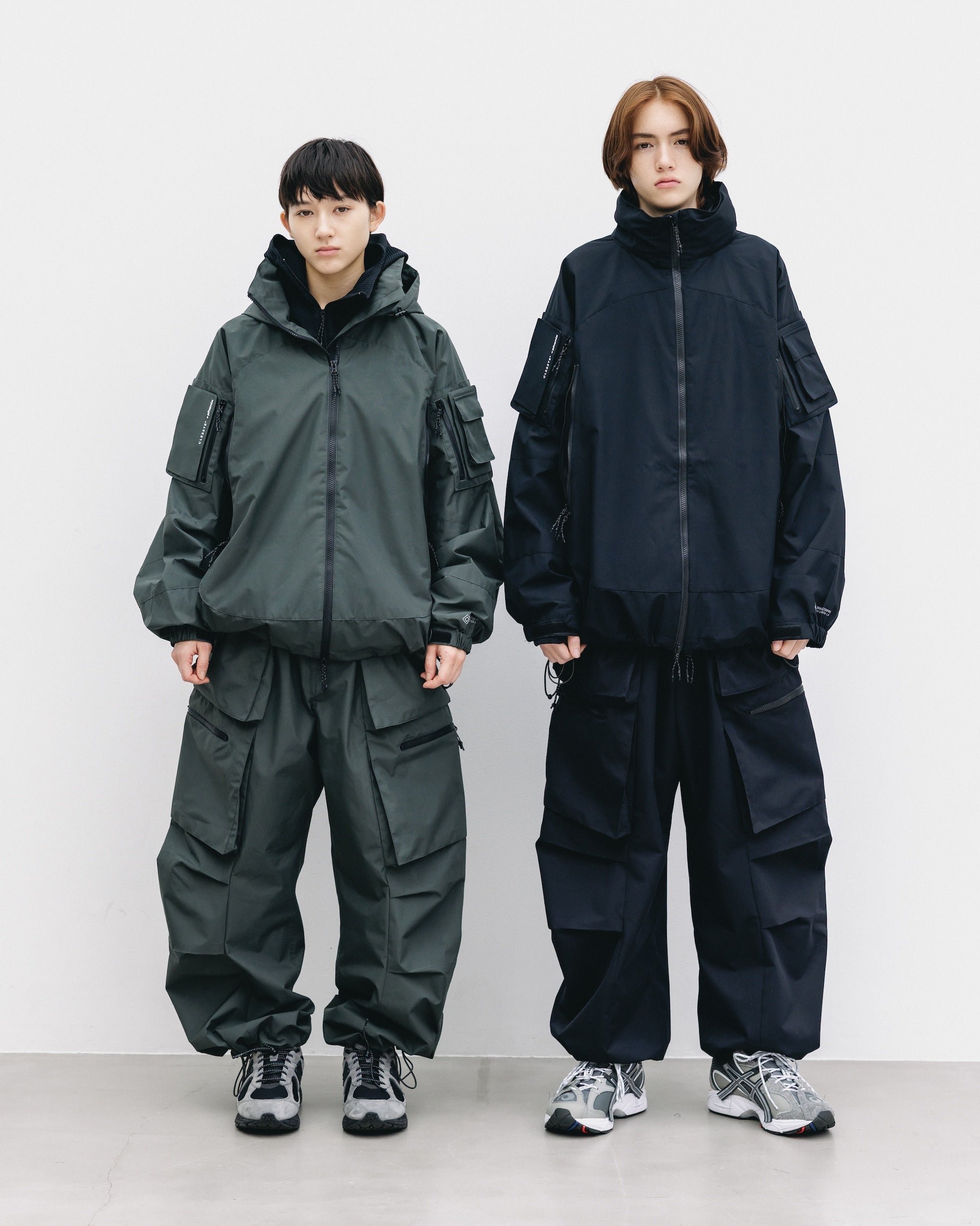 +phenix WINDSTOPPER® by GORE-TEX LABS TWILL CITY MILITARY CURVE PANTS (BLACK)