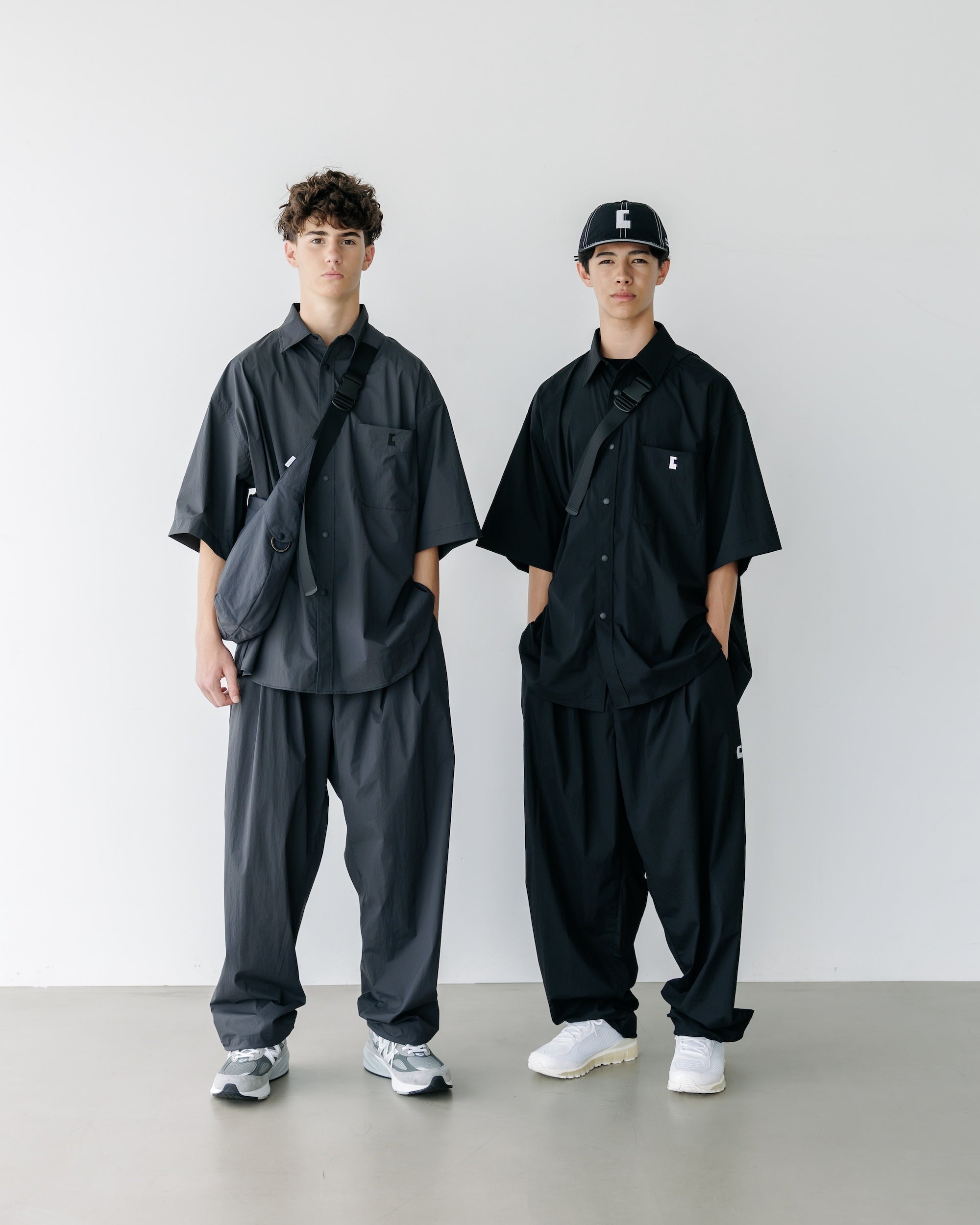 7.23 WED 20:00- IN STOCK】CRISPY NYLON CITY UNIFORM WIDE