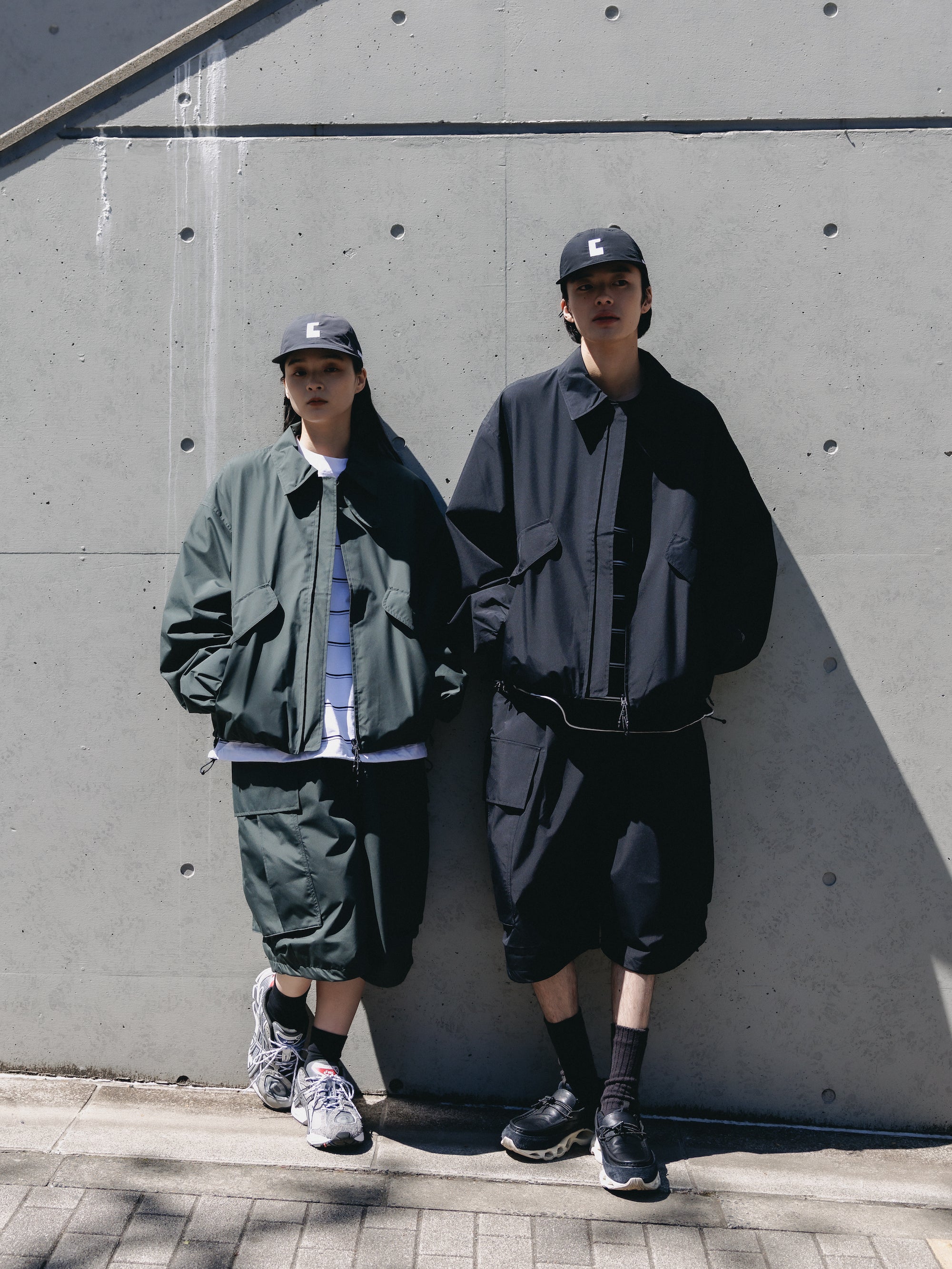 +PHENIX WINDSTOPPER® BY GORE-TEX LABS CITY MEGA POCKET BALLOON CARGO HALF PANTS(BLACK)