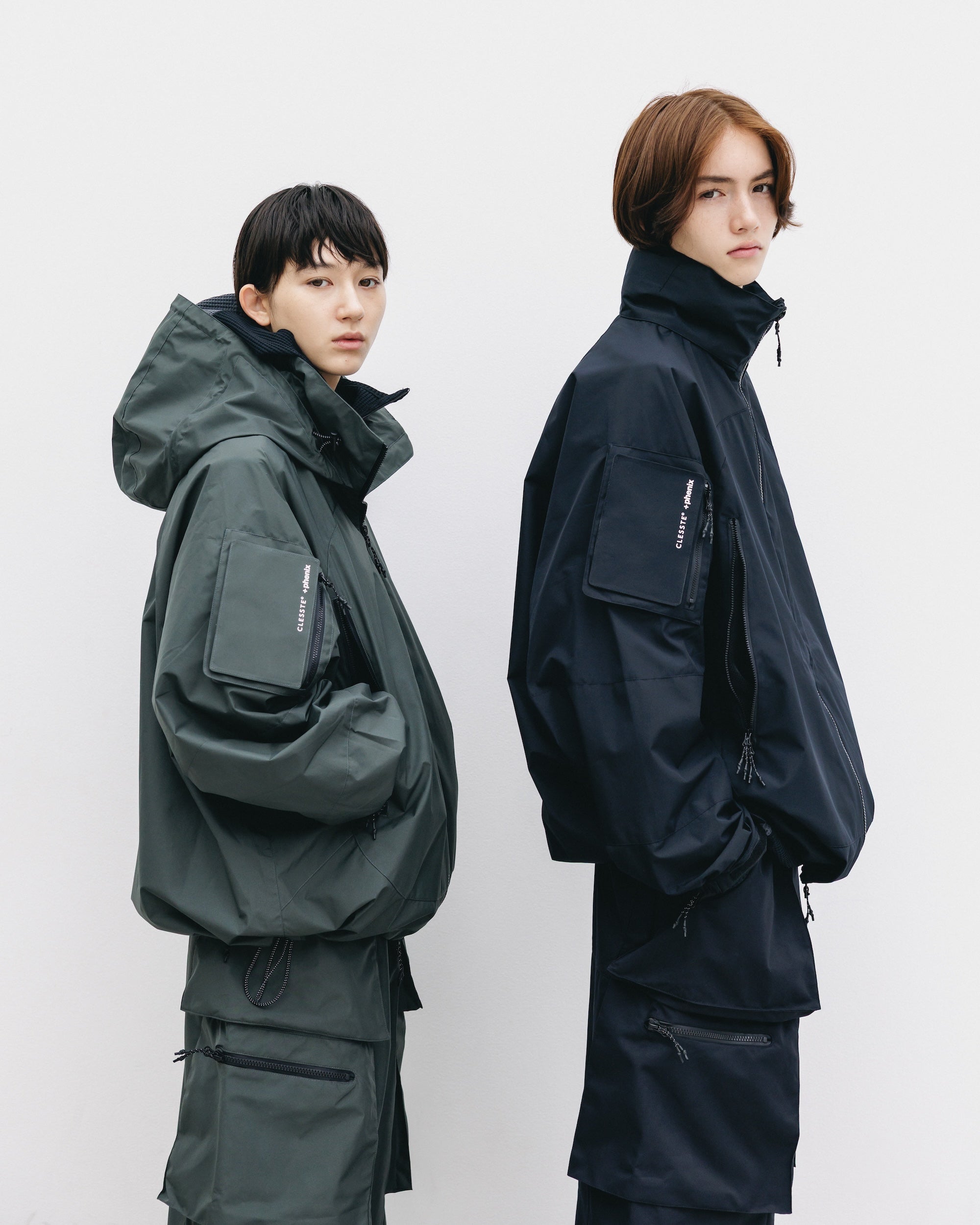 新品　別注　clesste +PHENIX MILITARY JACKET phenix WINDSTOPPER® by GORE-TEX LABS CITY MILITARY JACKET (ASPHALT GR