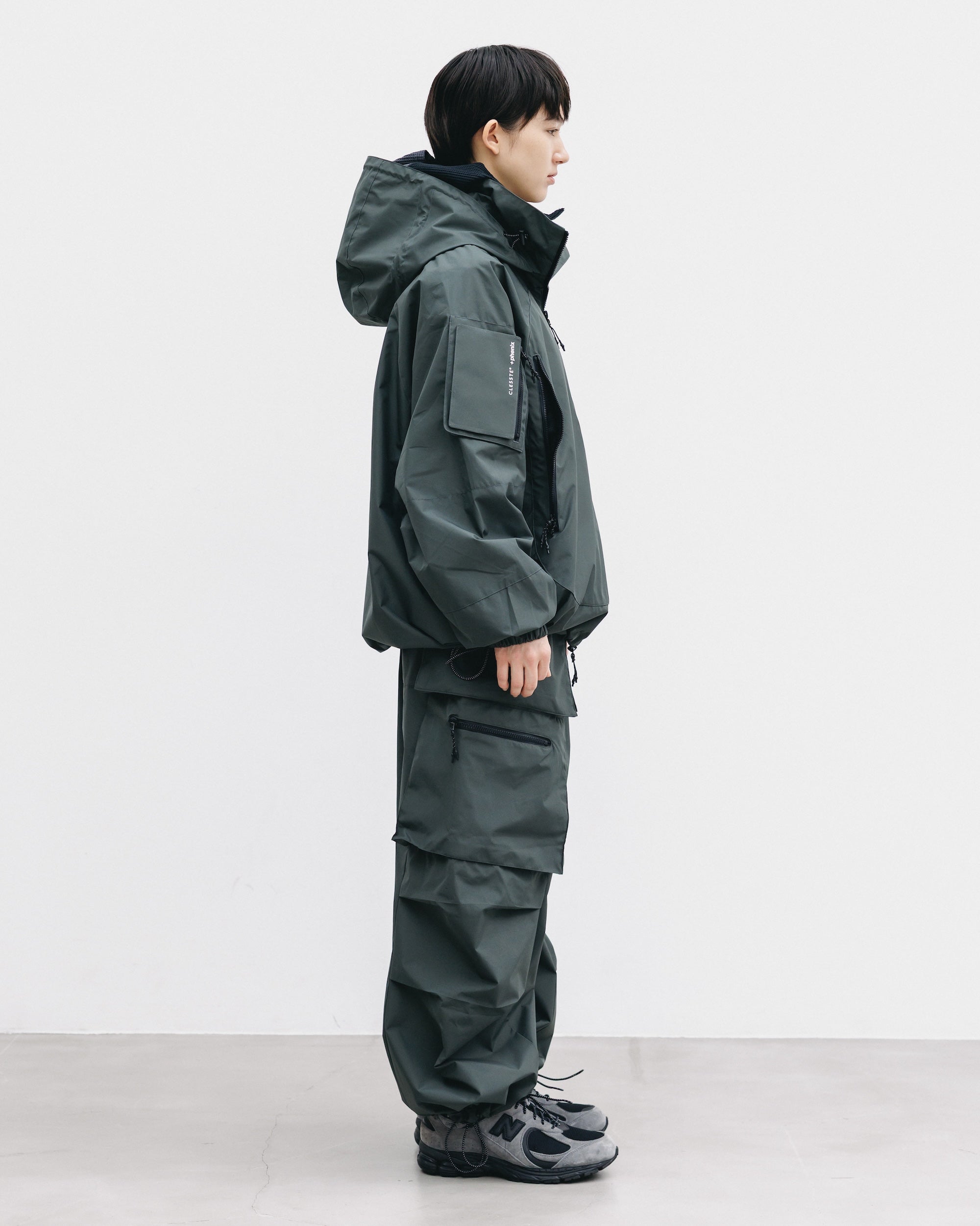 +phenix WINDSTOPPER® by GORE-TEX LABS CITY MILITARY CURVE PANTS (ASPHALT GRAY)