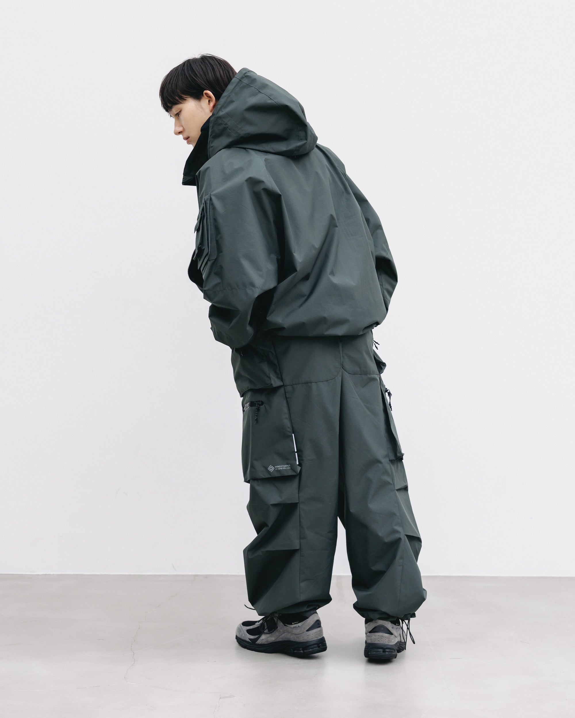 +phenix WINDSTOPPER® by GORE-TEX LABS CITY MILITARY CURVE PANTS (ASPHALT GRAY)