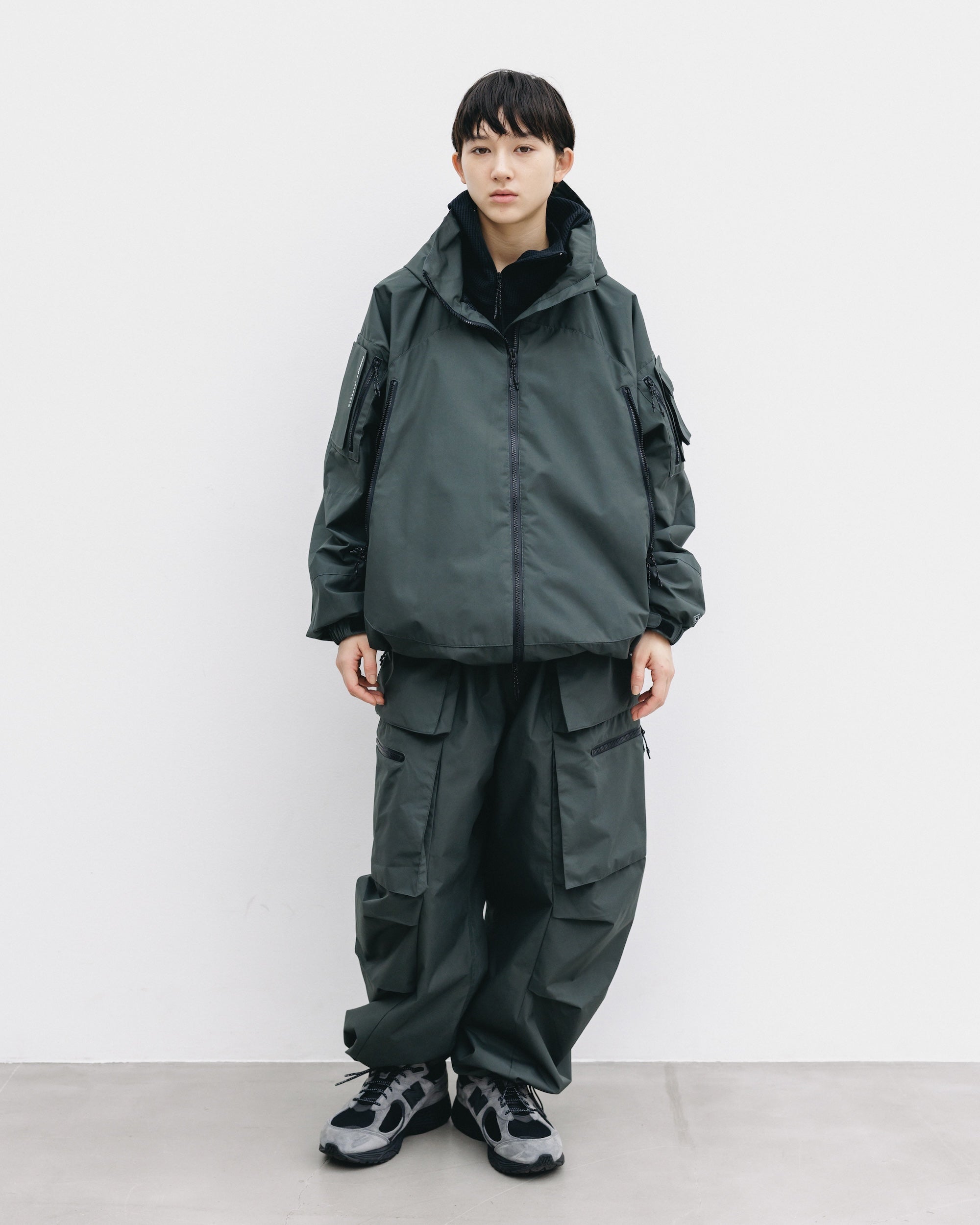 +phenix WINDSTOPPER® by GORE-TEX LABS CITY MILITARY CURVE PANTS (ASPHALT GRAY)