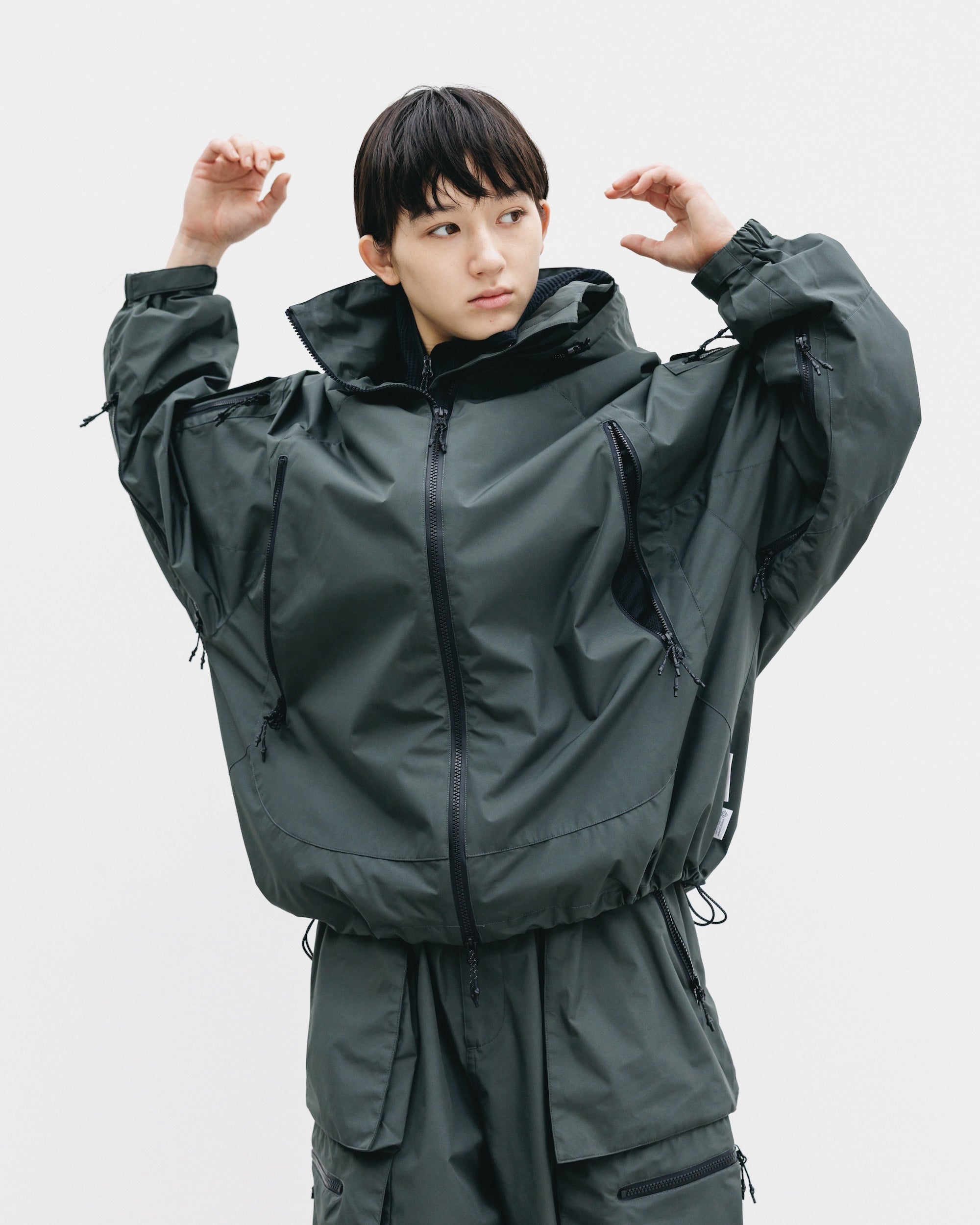 +phenix WINDSTOPPER® by GORE-TEX LABS CITY MILITARY JACKET (ASPHALT GRAY)