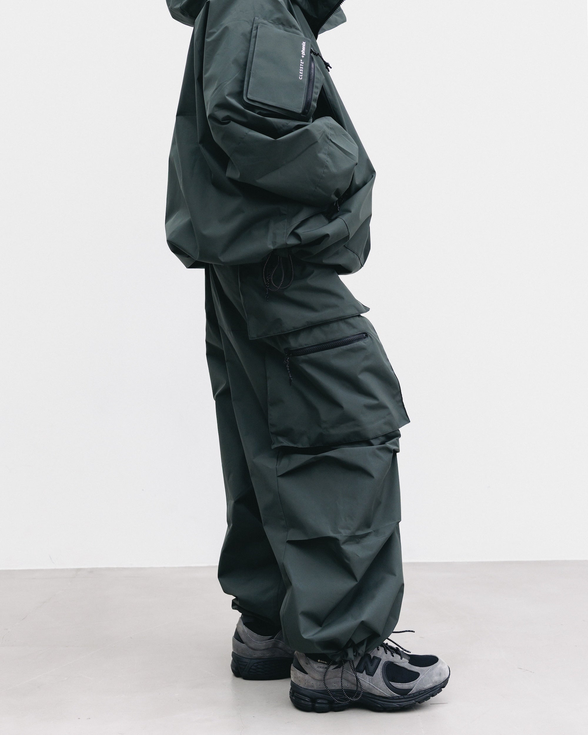 +phenix WINDSTOPPER® by GORE-TEX LABS CITY MILITARY CURVE PANTS (ASPHALT GRAY)