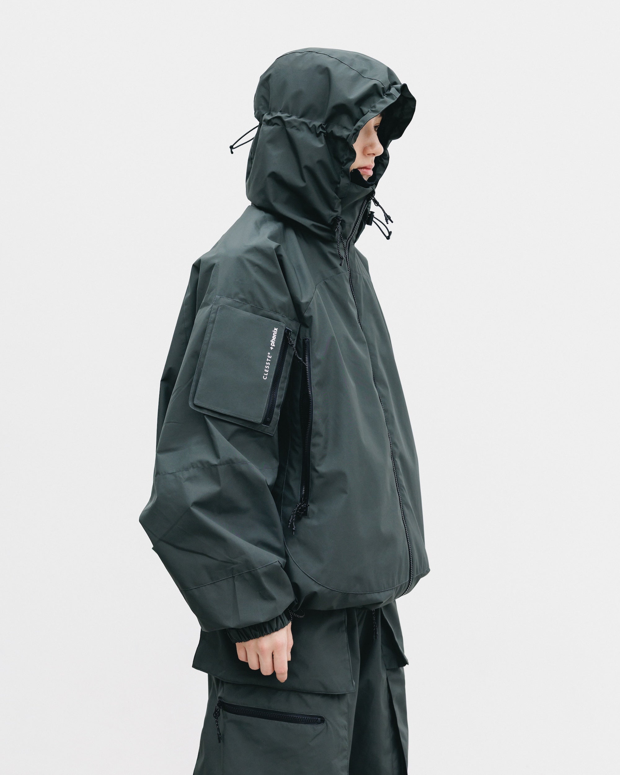 +phenix WINDSTOPPER® by GORE-TEX LABS CITY MILITARY JACKET (ASPHALT GRAY)