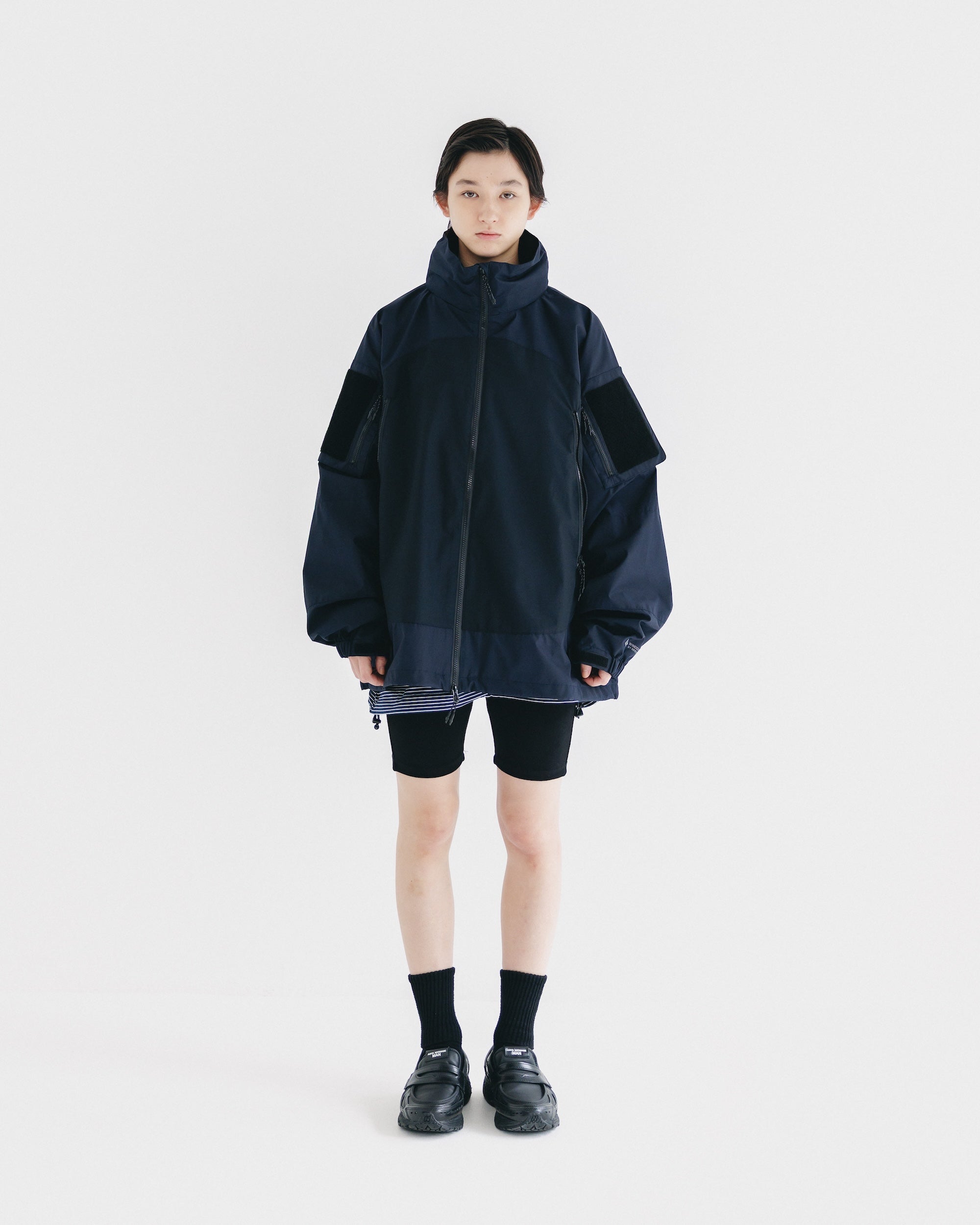 【9.17 WED 20:00- IN STOCK】+phenix WINDSTOPPER® by GORE-TEX LABS CITY MILITARY JACKET (NAVY×BLACK)