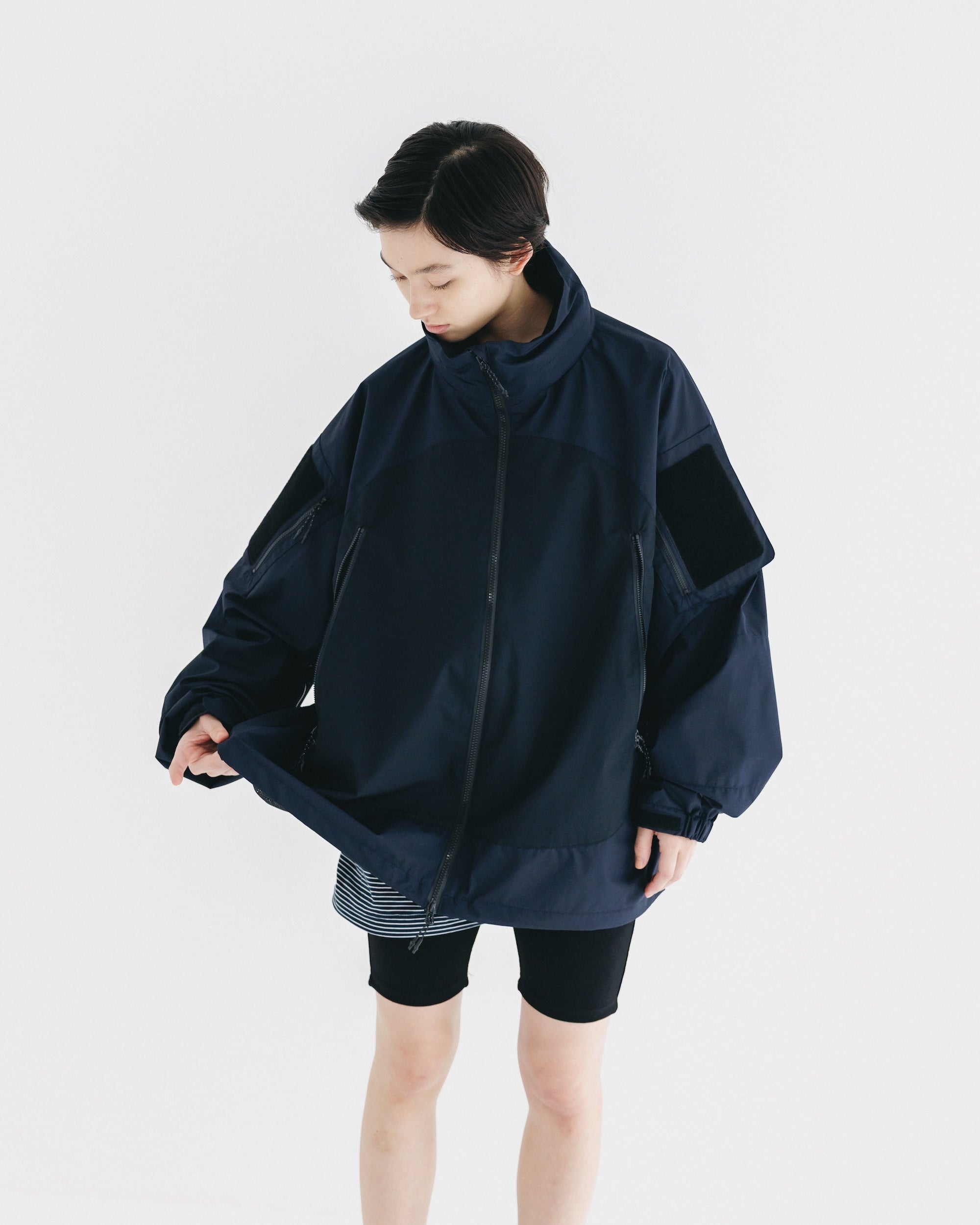 【9.17 WED 20:00- IN STOCK】+phenix WINDSTOPPER® by GORE-TEX LABS CITY MILITARY JACKET (NAVY×BLACK)