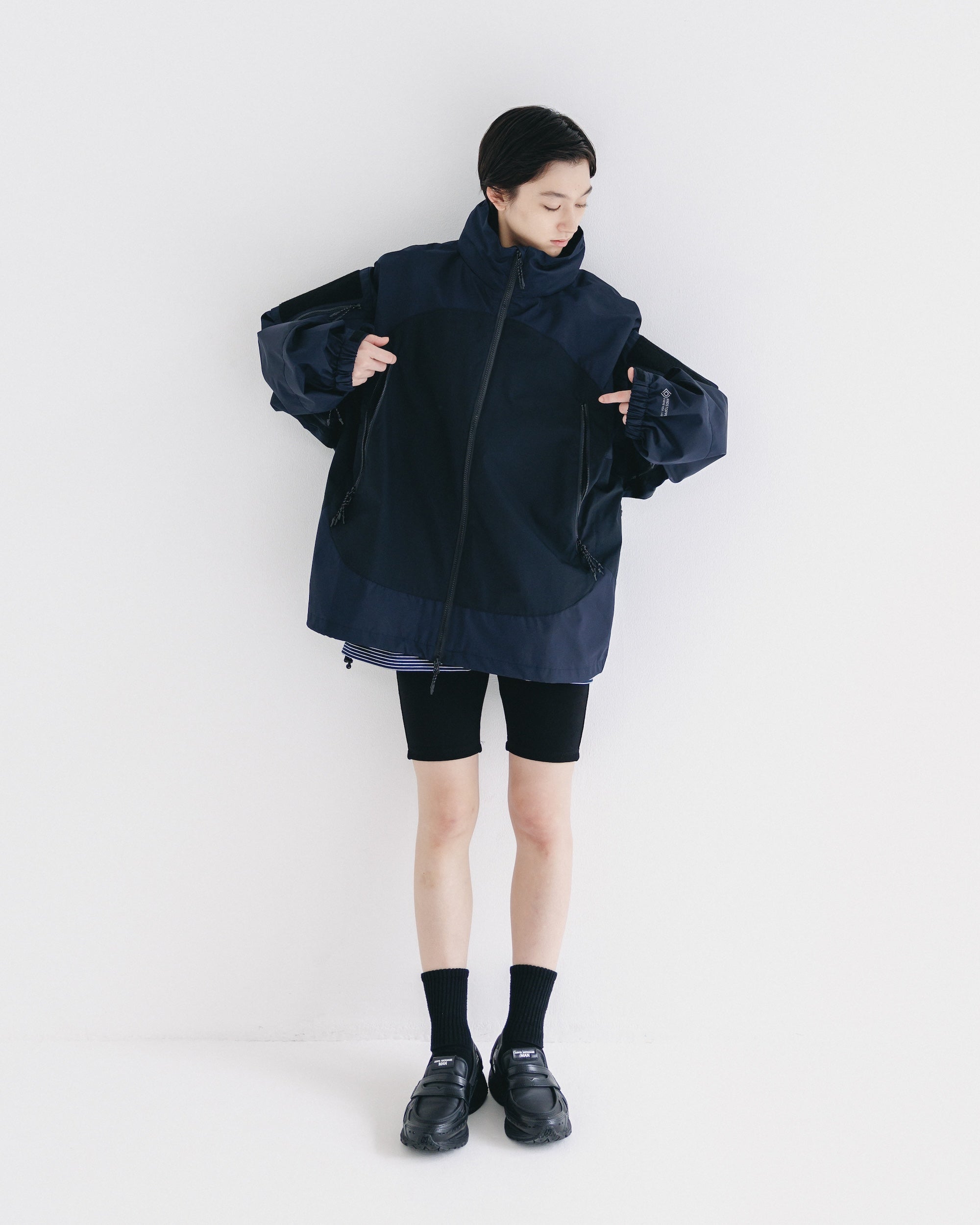 【9.17 WED 20:00- IN STOCK】+phenix WINDSTOPPER® by GORE-TEX LABS CITY MILITARY JACKET (NAVY×BLACK)
