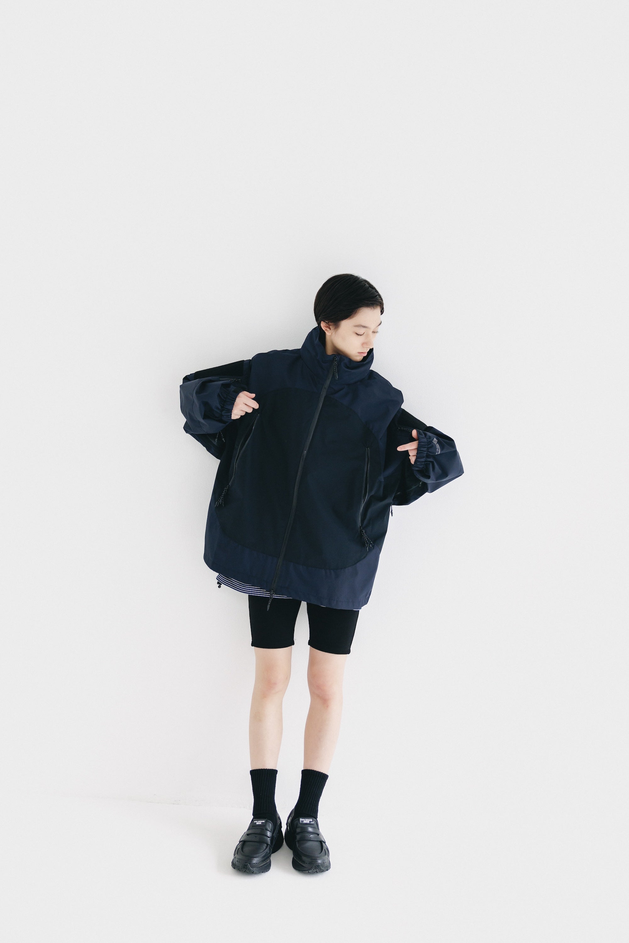 【9.17 WED 20:00- IN STOCK】+phenix WINDSTOPPER® by GORE-TEX LABS CITY MILITARY JACKET (NAVY×BLACK)
