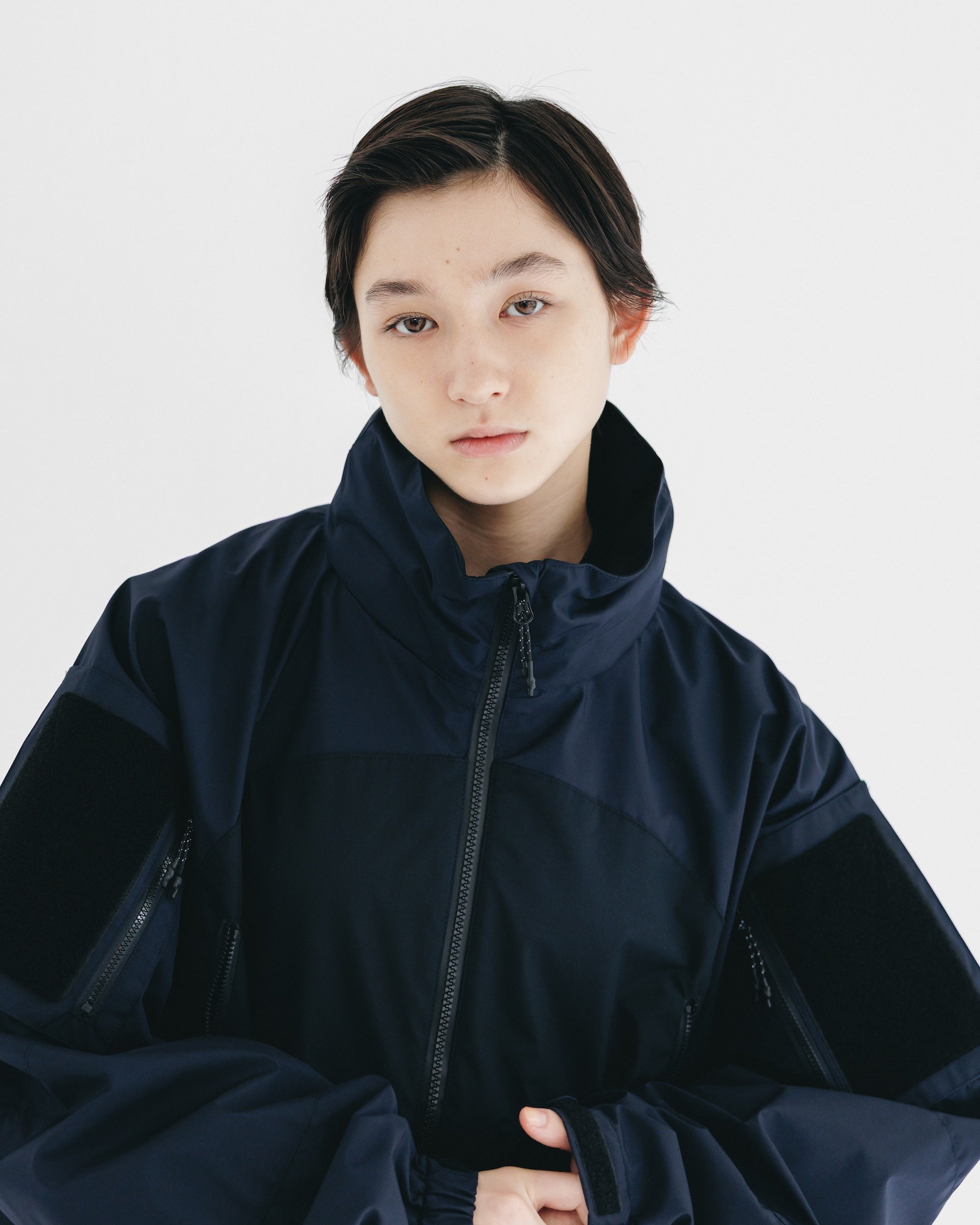 【9.17 WED 20:00- IN STOCK】+phenix WINDSTOPPER® by GORE-TEX LABS CITY MILITARY JACKET (NAVY×BLACK)
