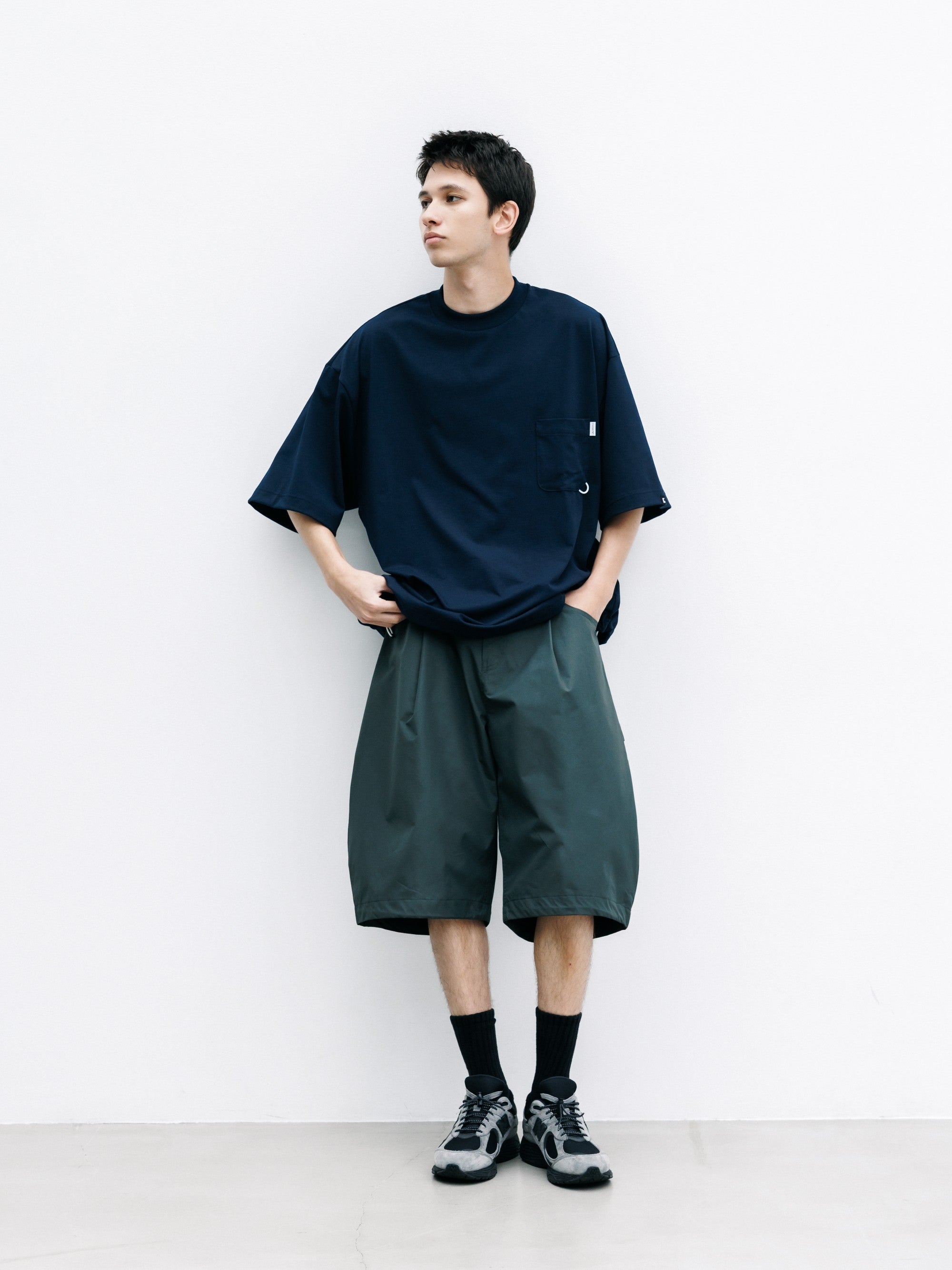 TECH POCKET S/S T-SHIRT (NAVY)