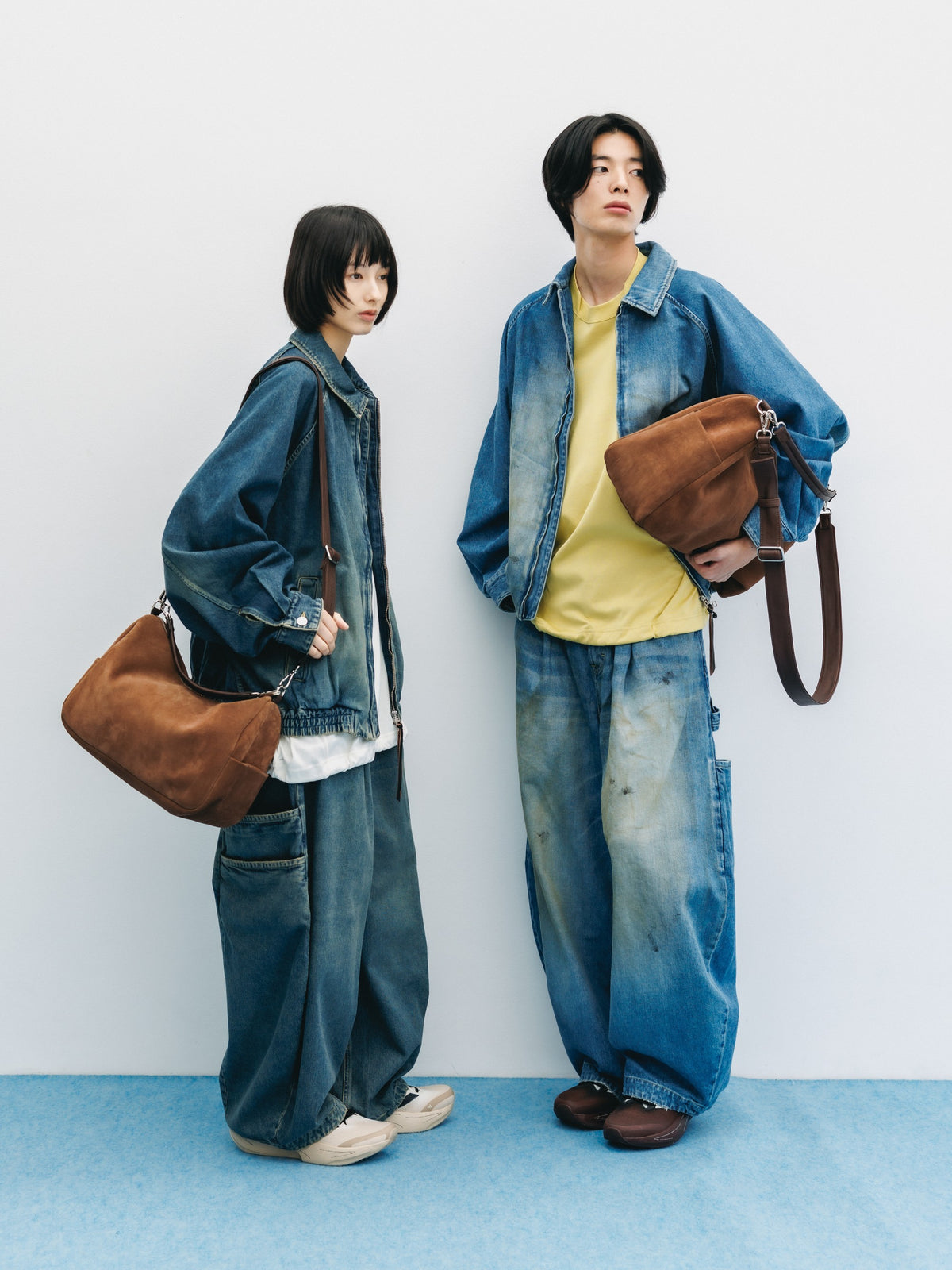 VINTAGE DYED SELVEDGE DENIM CITY UTILITY JACKET (VINTAGE INDIGO)