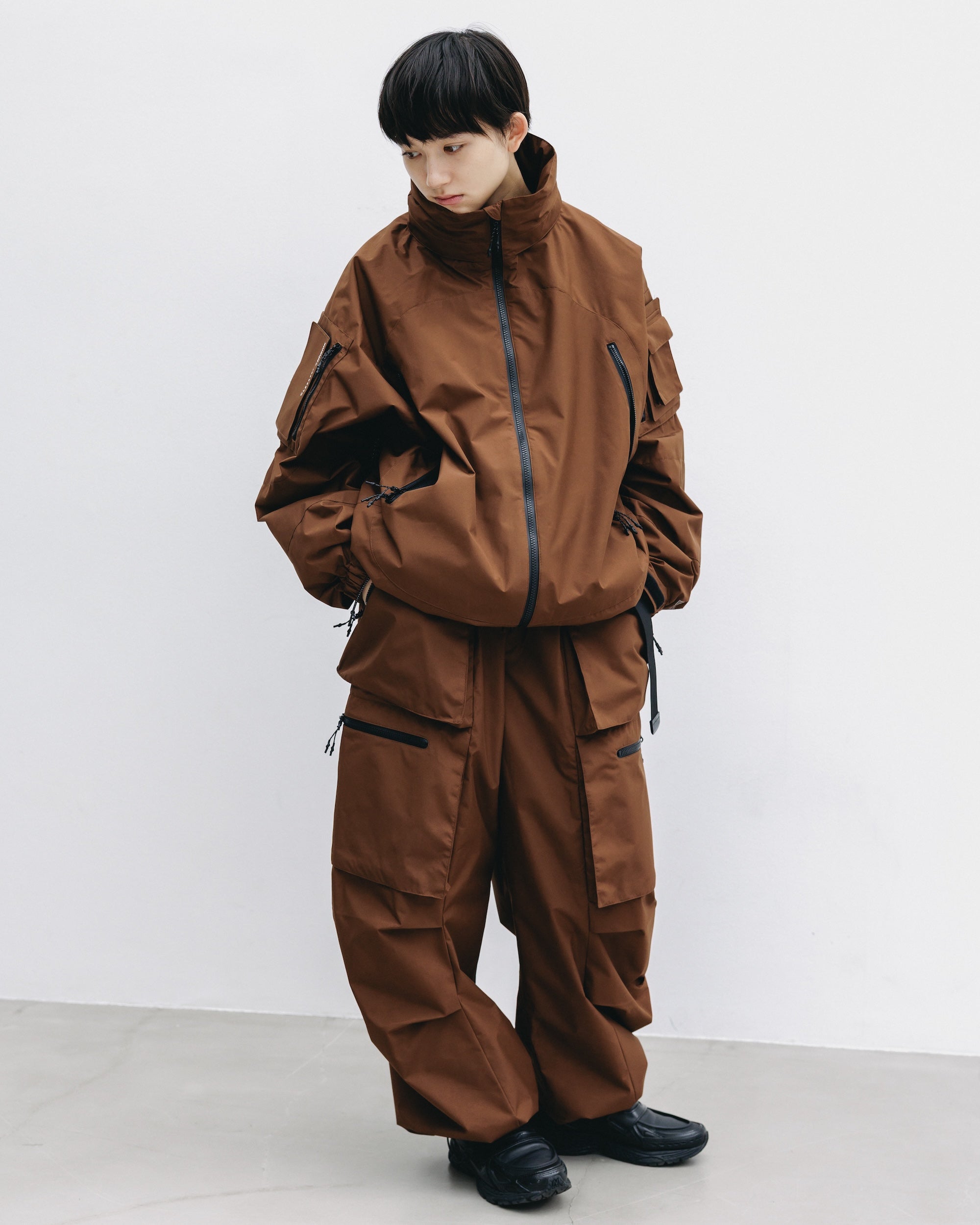 +phenix WINDSTOPPER® by GORE-TEX LABS CITY MILITARY JACKET (CHOCOLATE BROWN)