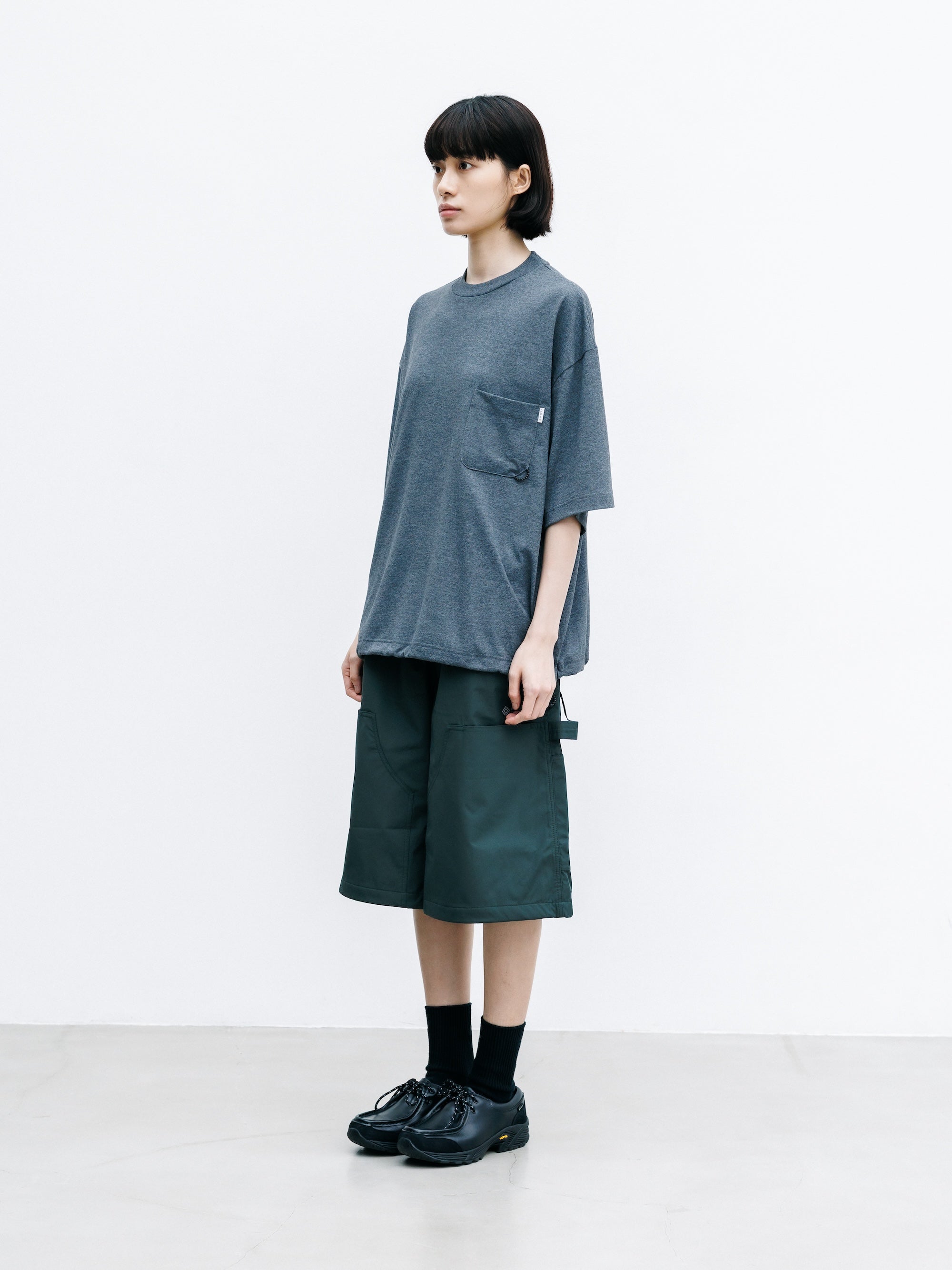 【7.22 WED 20:00- IN STOCK】+phenix WINDSTOPPER® by GORE-TEX LABS CITY DOUBLE KNEE WORKER HALF PANTS (ASPHALT GRAY)
