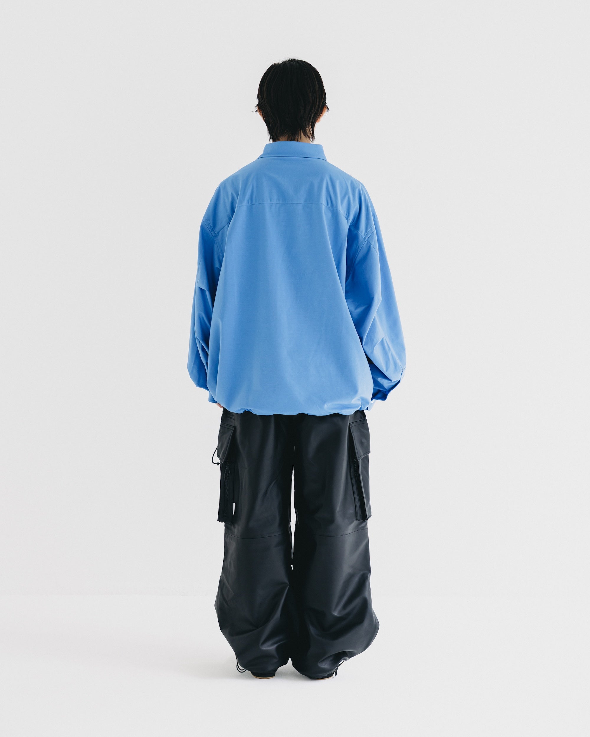 【9.27 SAT 20:00- IN STOCK】46G KNIT EVERYDAY PULLOVER L/S SHIRT (SAX BLUE)