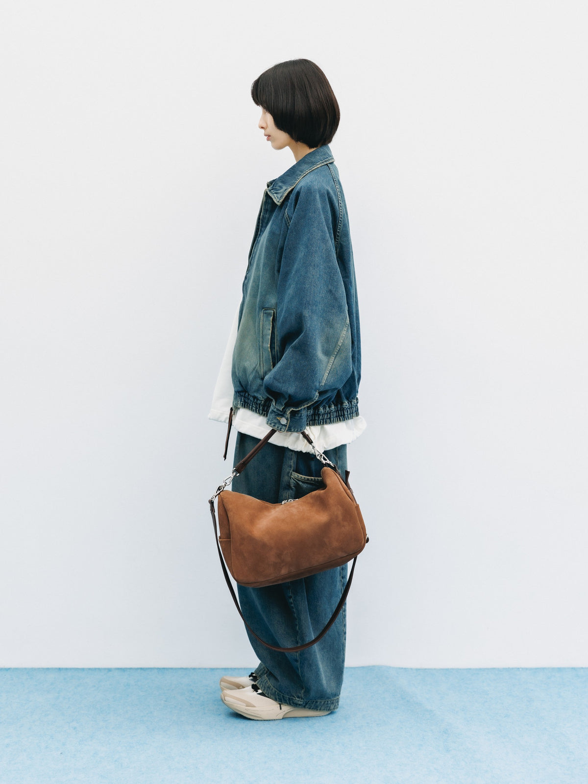 VINTAGE DYED SELVEDGE DENIM CITY UTILITY JACKET (VINTAGE INDIGO)