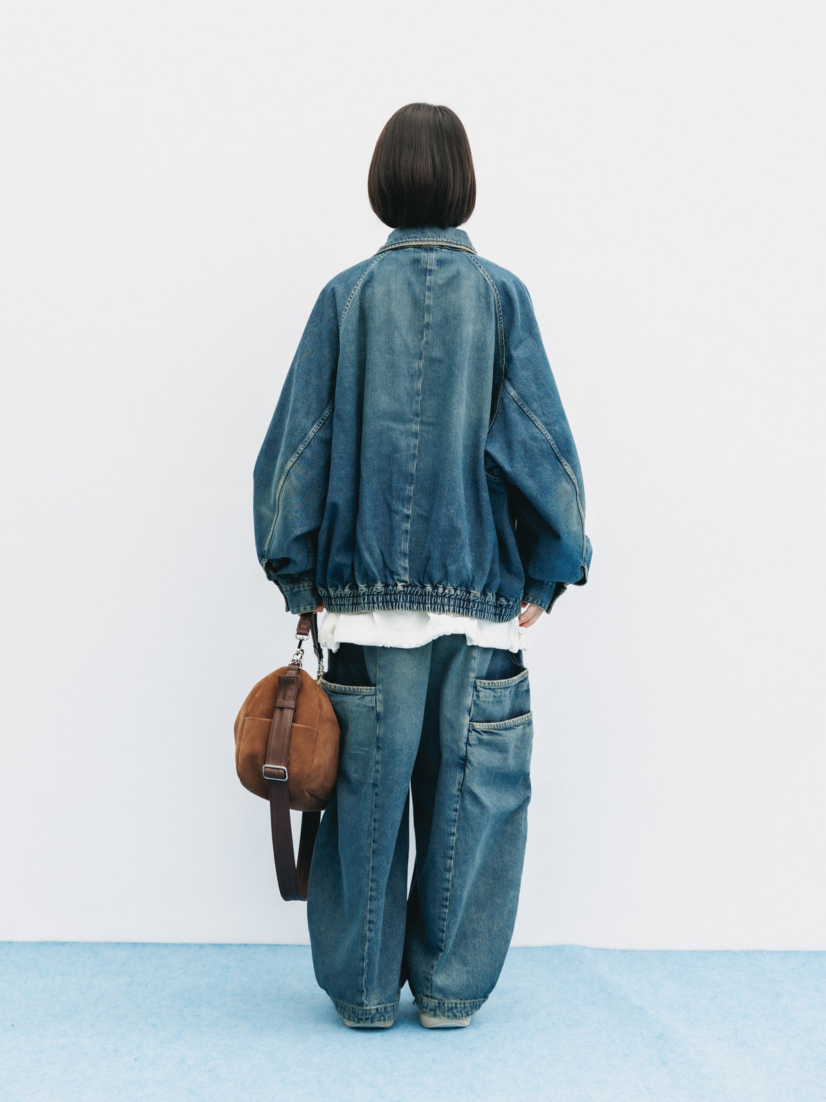 VINTAGE DYED SELVEDGE DENIM CITY UTILITY JACKET (VINTAGE INDIGO)