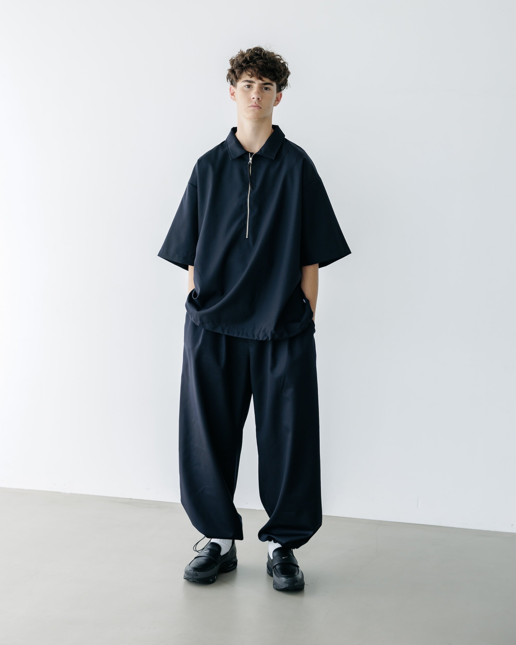 7.26 SAT 20:00- IN STOCK】CITY UNIFORM WIDE STRAIGHT PANTS