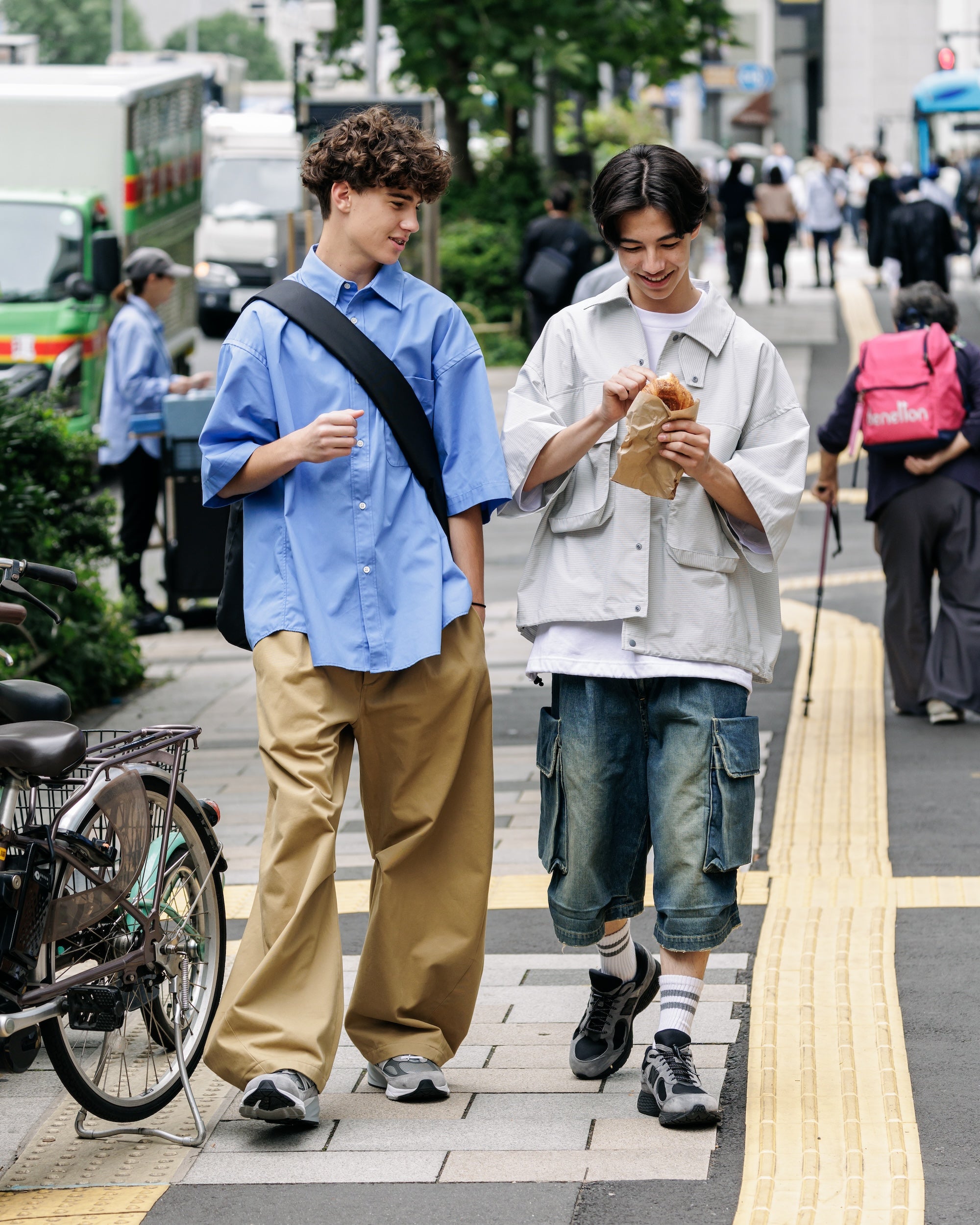 【6.11 WED 20:00- IN STOCK】BARREL LEG EASY PANTS (BEIGE)