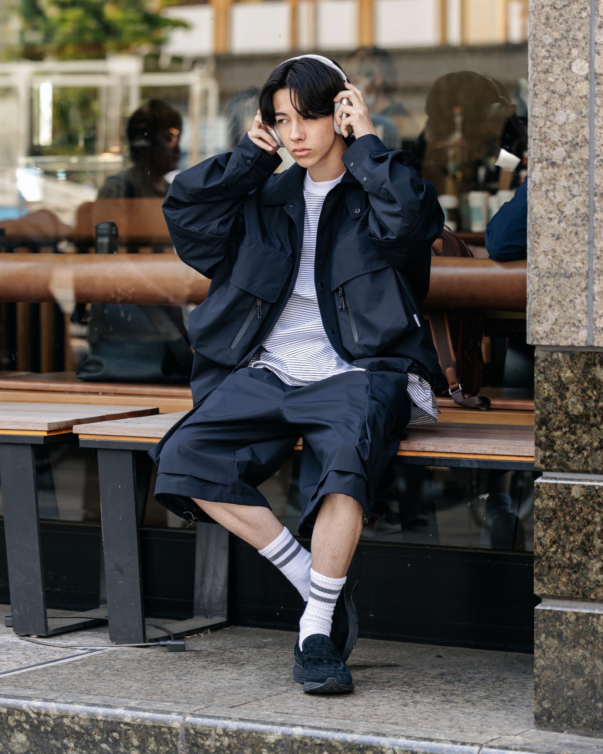 【5.14 WED 20:00- RE STOCK】+phenix WINDSTOPPER® by GORE-TEX LABS CITY MILITARY HALF PANTS 001 (BLACK)