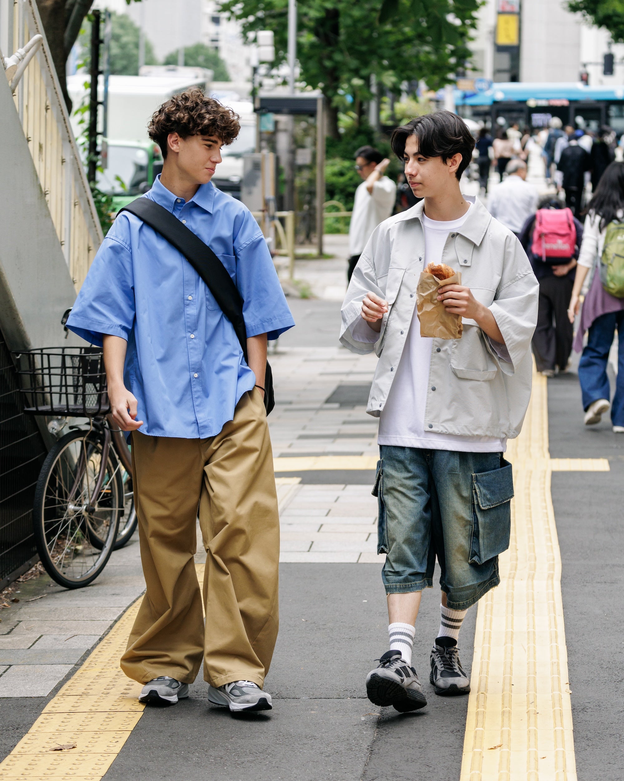【6.4 WED 20:00- IN STOCK】GRAPH CHECK WADING S/S SHIRT JACKET (WHITE×BLACK)