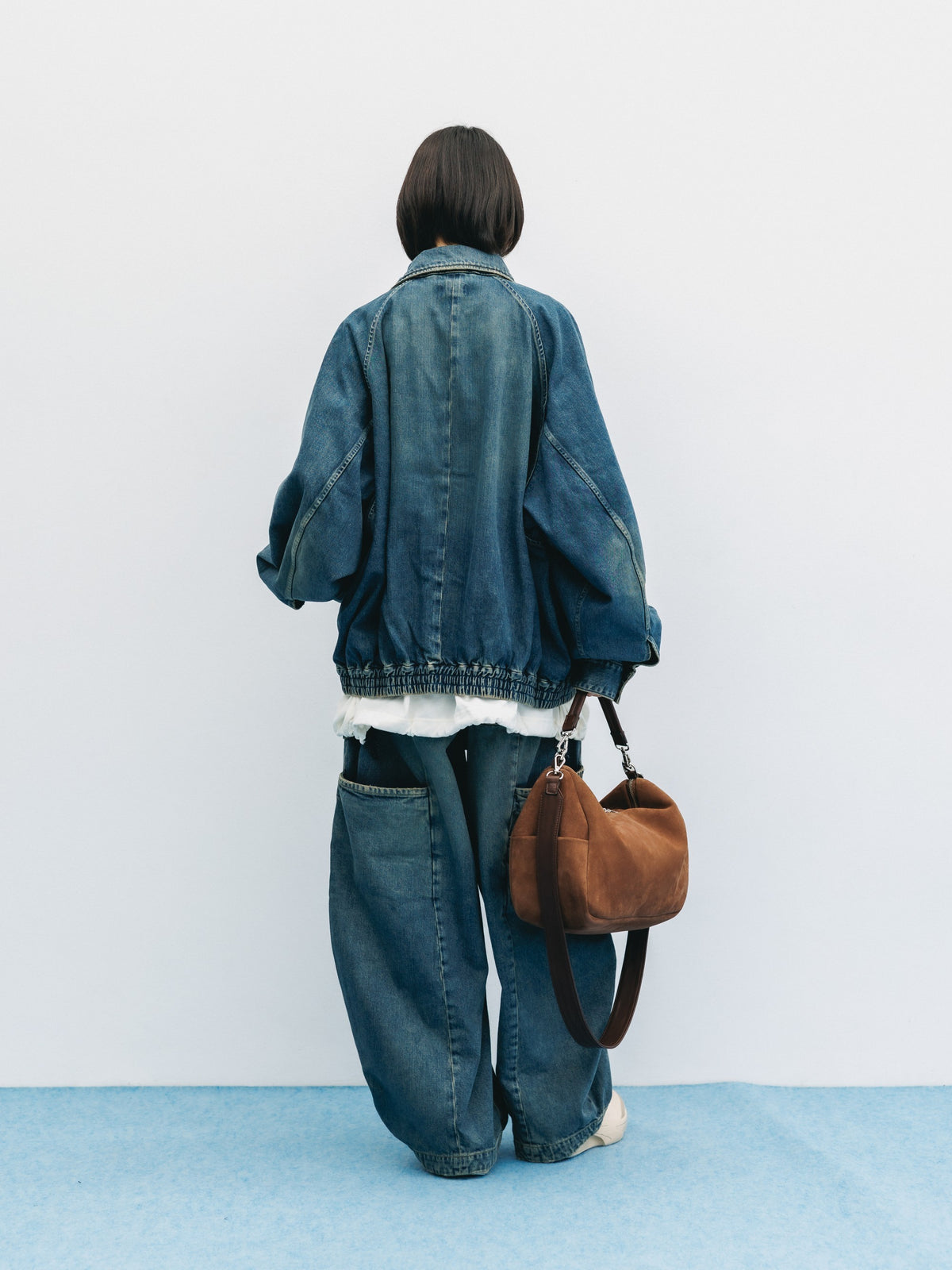 VINTAGE DYED SELVEDGE DENIM CITY UTILITY JACKET (VINTAGE INDIGO)