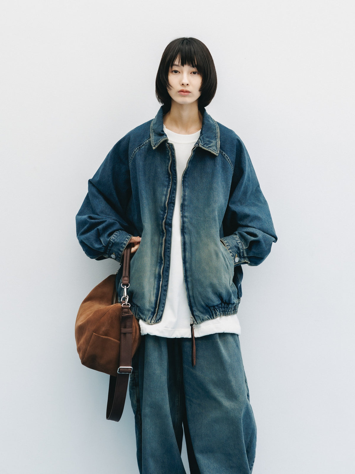 VINTAGE DYED SELVEDGE DENIM CITY UTILITY JACKET (VINTAGE INDIGO)