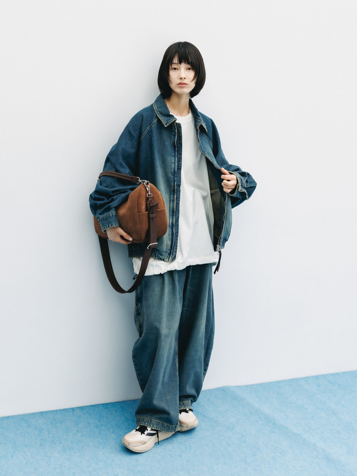 VINTAGE DYED SELVEDGE DENIM CITY UTILITY JACKET (VINTAGE INDIGO)