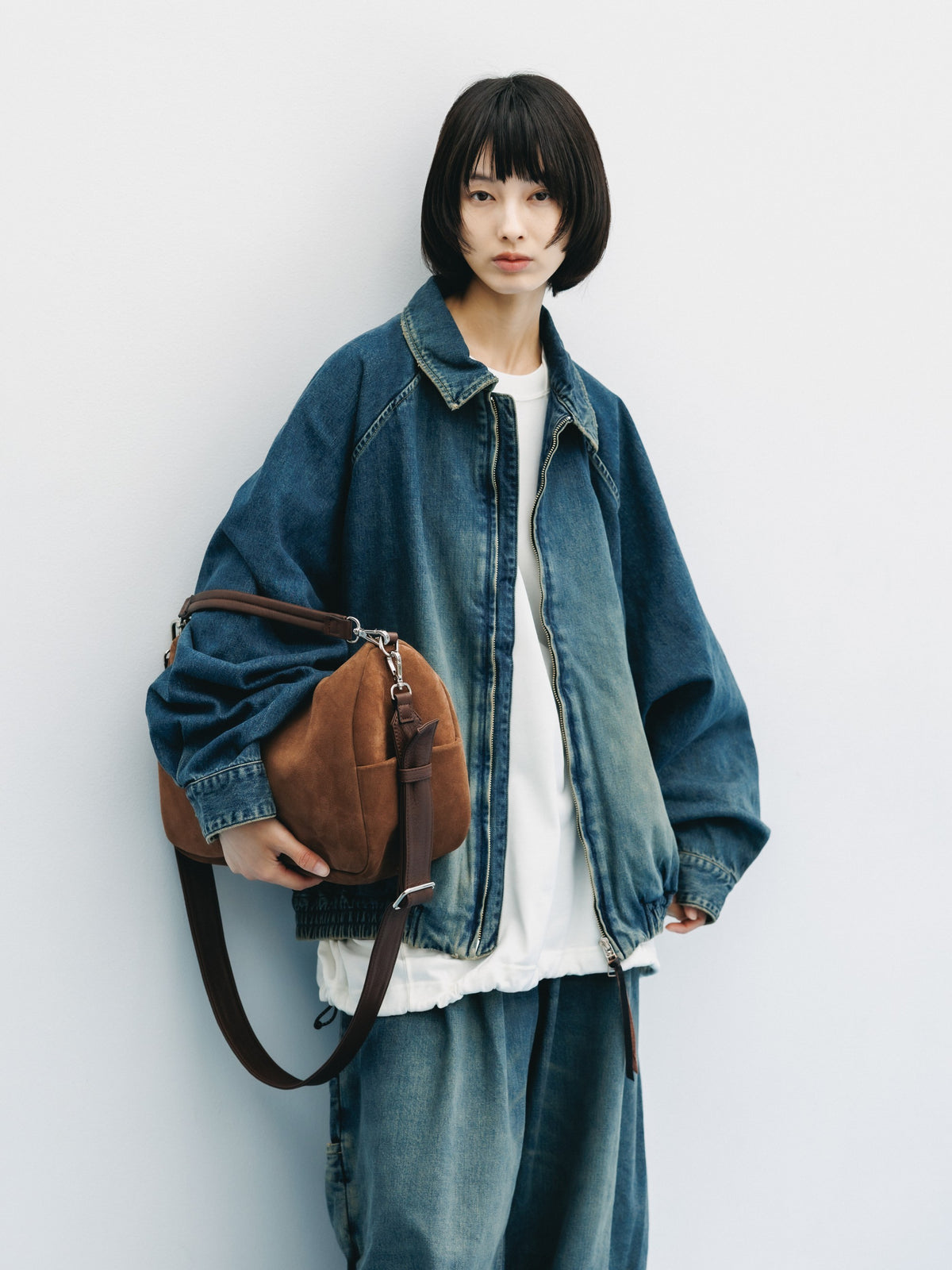 VINTAGE DYED SELVEDGE DENIM CITY UTILITY JACKET (VINTAGE INDIGO)