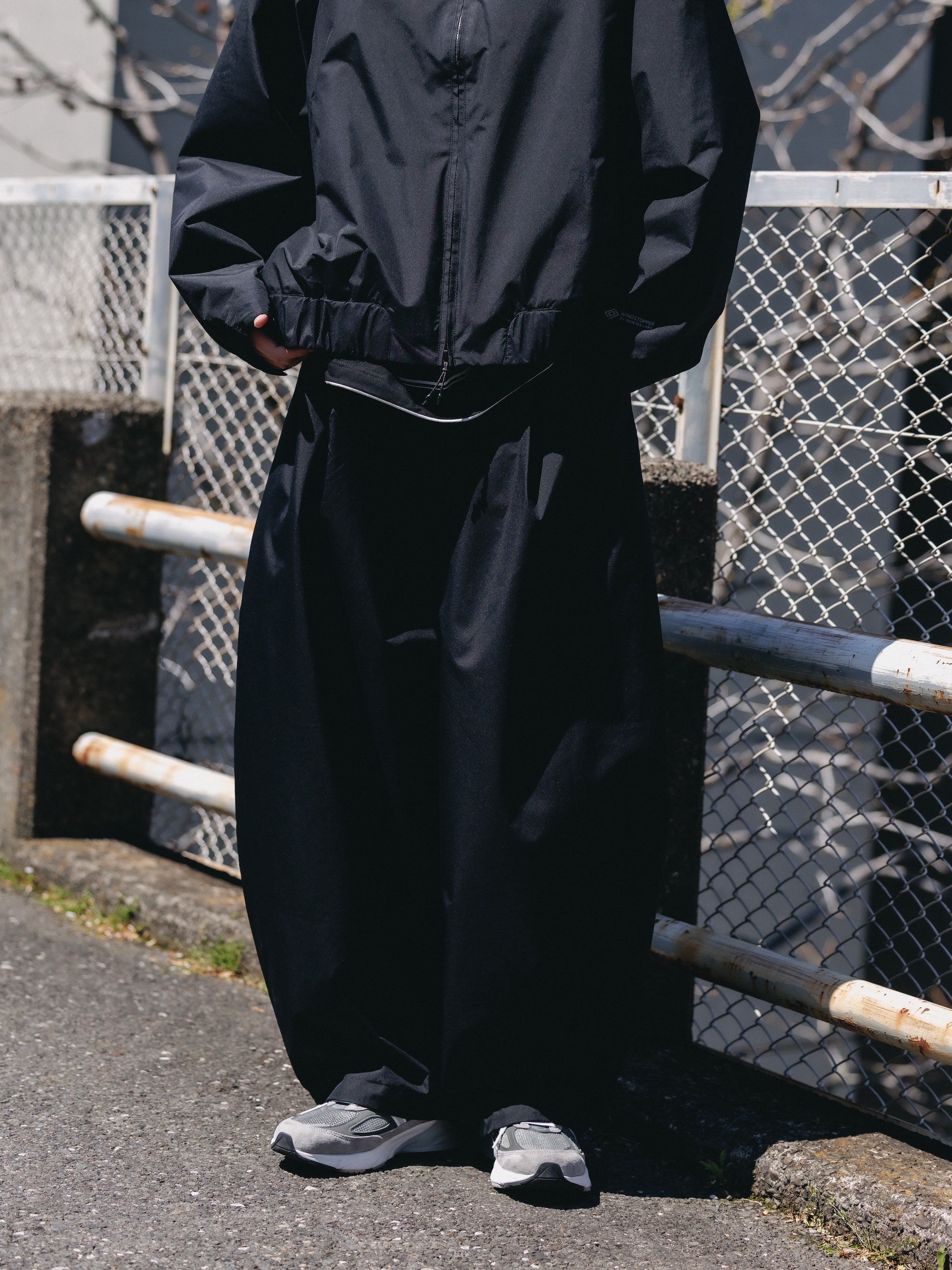 【6.10 WED 20:00- IN STOCK】+phenix WINDSTOPPER® by GORE-TEX LABS CITY MASSIVE UTILITY PANTS (BLACK×WHITE)