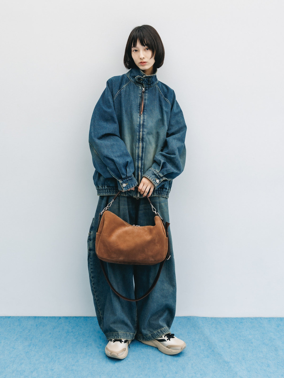 VINTAGE DYED SELVEDGE DENIM CITY UTILITY JACKET (VINTAGE INDIGO)