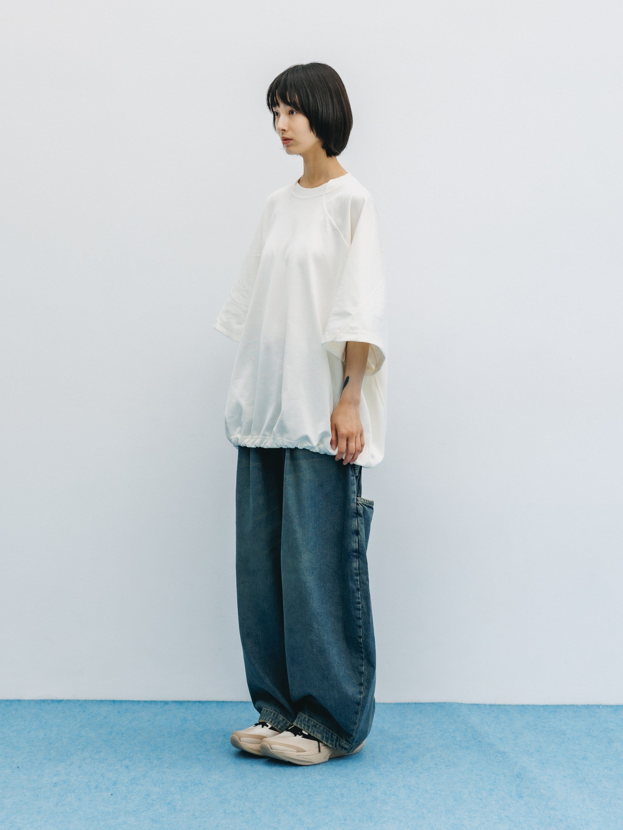 VINTAGE DYED SELVEDGE DENIM CITY MASSIVE UTILITY PANTS (VINTAGE INDIGO)