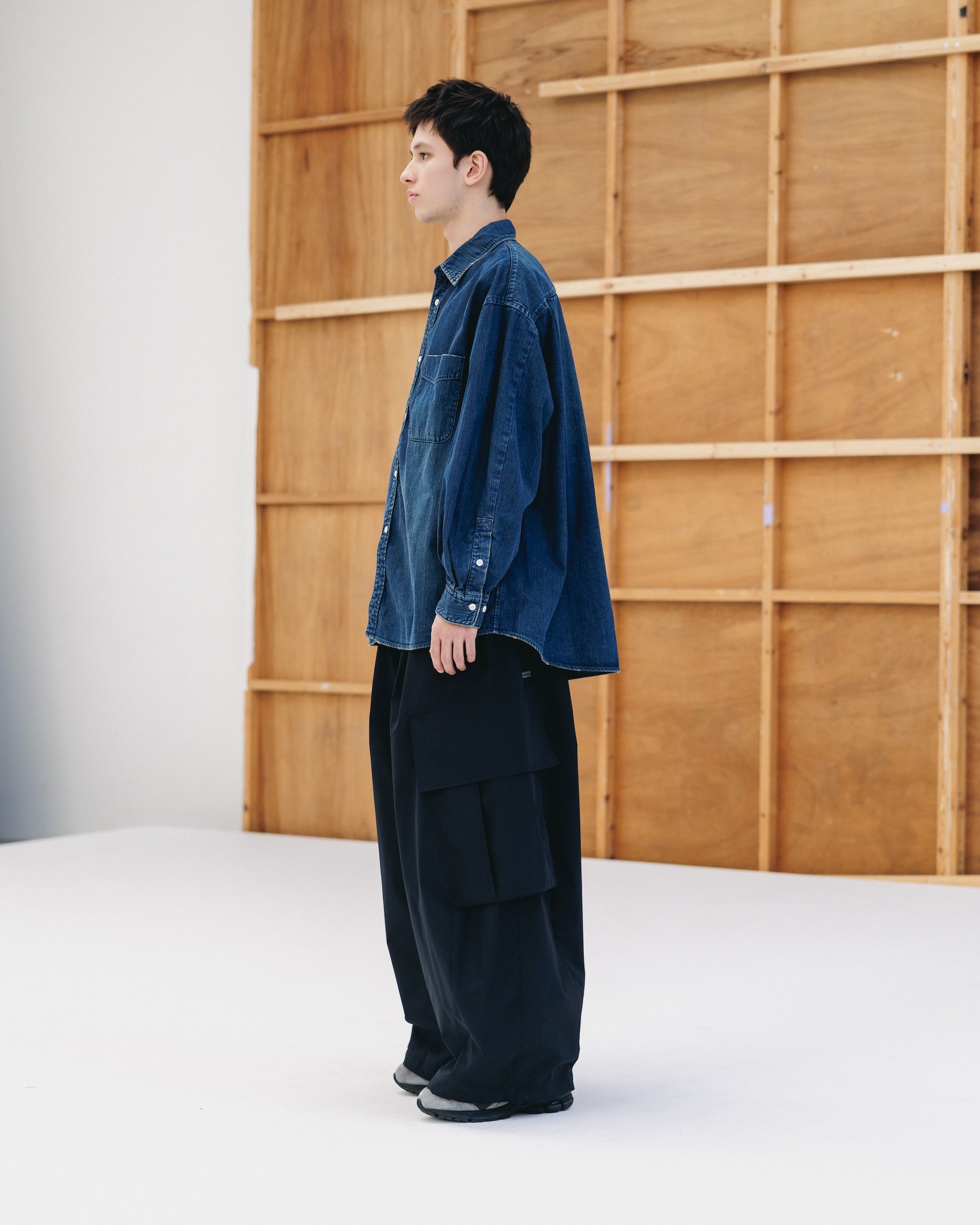 【2.28 SAT 20:00- IN STOCK】DENIM CLASSIC CITY L/S SHIRT (VINTAGE INDIGO)