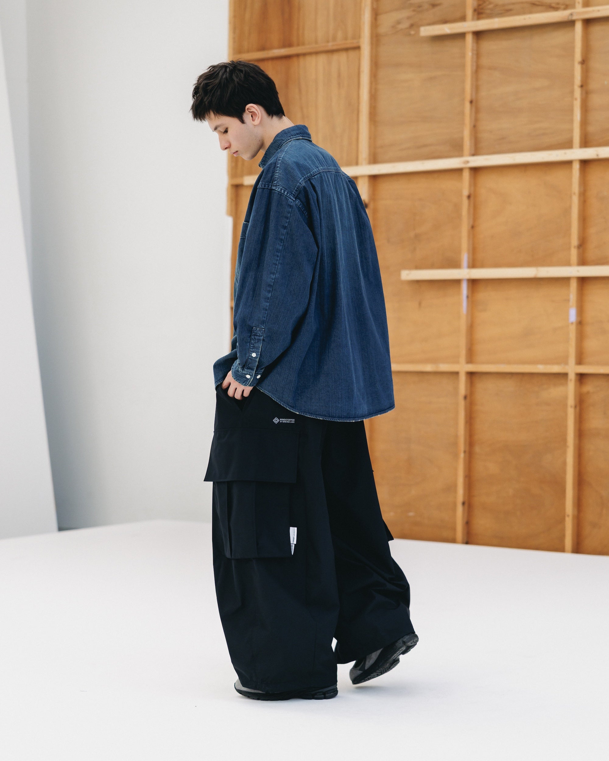 【2.28 SAT 20:00- IN STOCK】DENIM CLASSIC CITY L/S SHIRT (VINTAGE INDIGO)