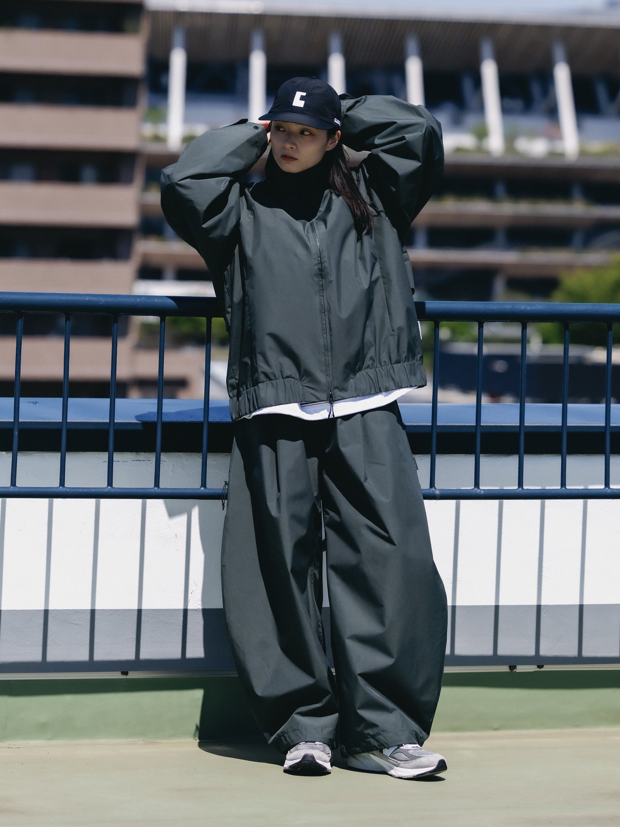 +PHENIX WINDSTOPPER® BY GORE-TEX LABS CITY CORE STAND JACKET (ASPHALT GRAY)