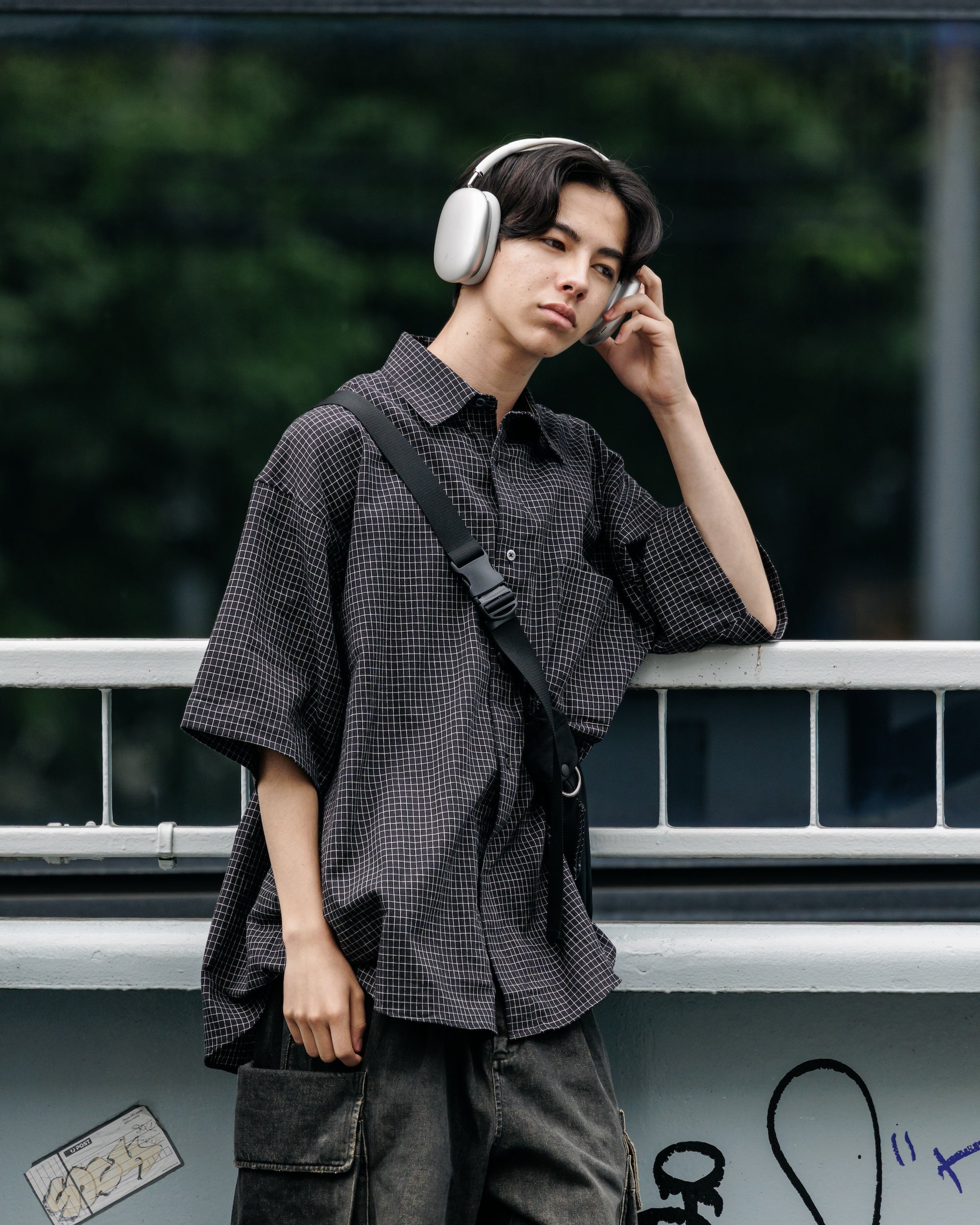 【6.14 SAT 20:00- IN STOCK】GRAPH CHECK CLASSIC CITY S/S SHIRT