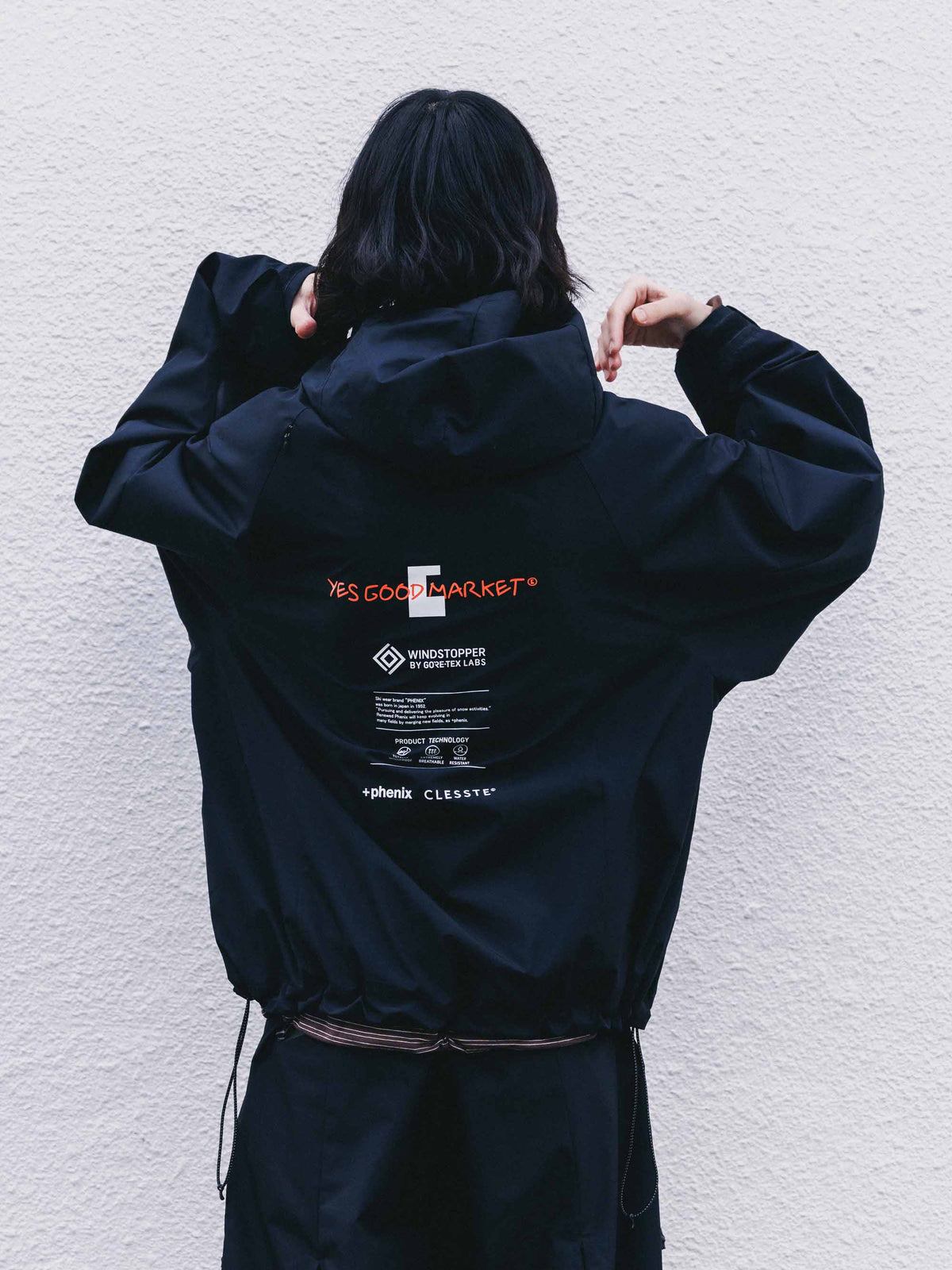 【10.4 SUN 20:00- IN STOCK】【LIMITED】“C×YES GOOD MARKET"+PHENIX WINDSTOPPER® BY GORE-TEX LABS CITY MOUNTAIN JACKET (BLACK)